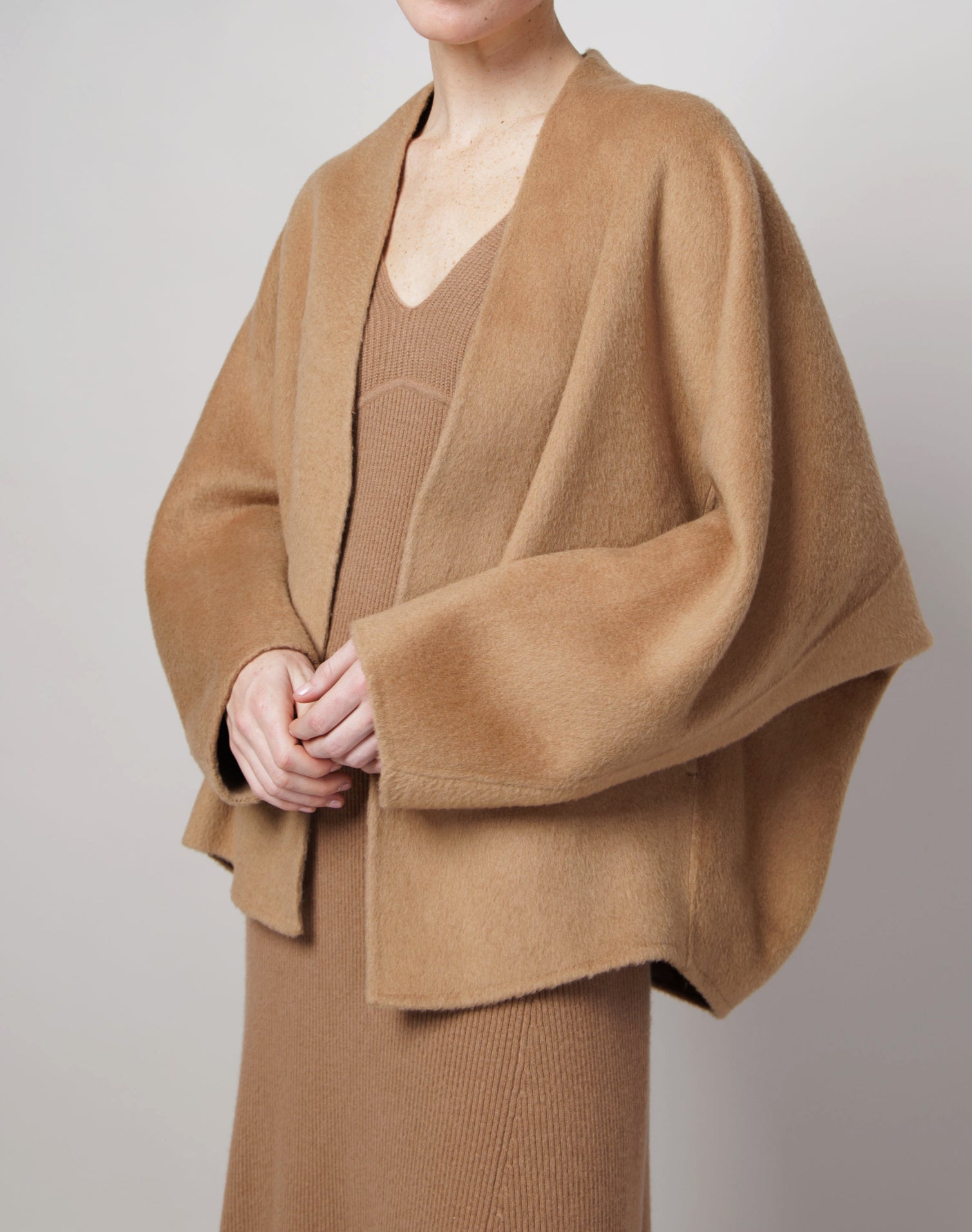 Kimono Style Camel Coat image 1
