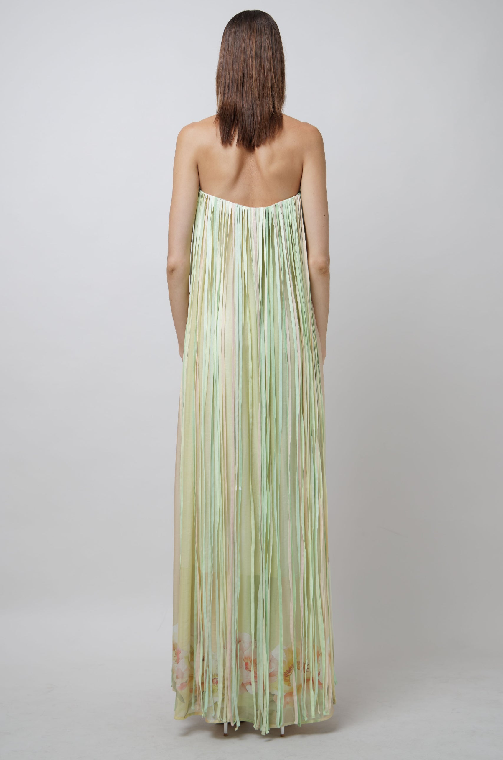 Fringed Floral Print Dress image 3