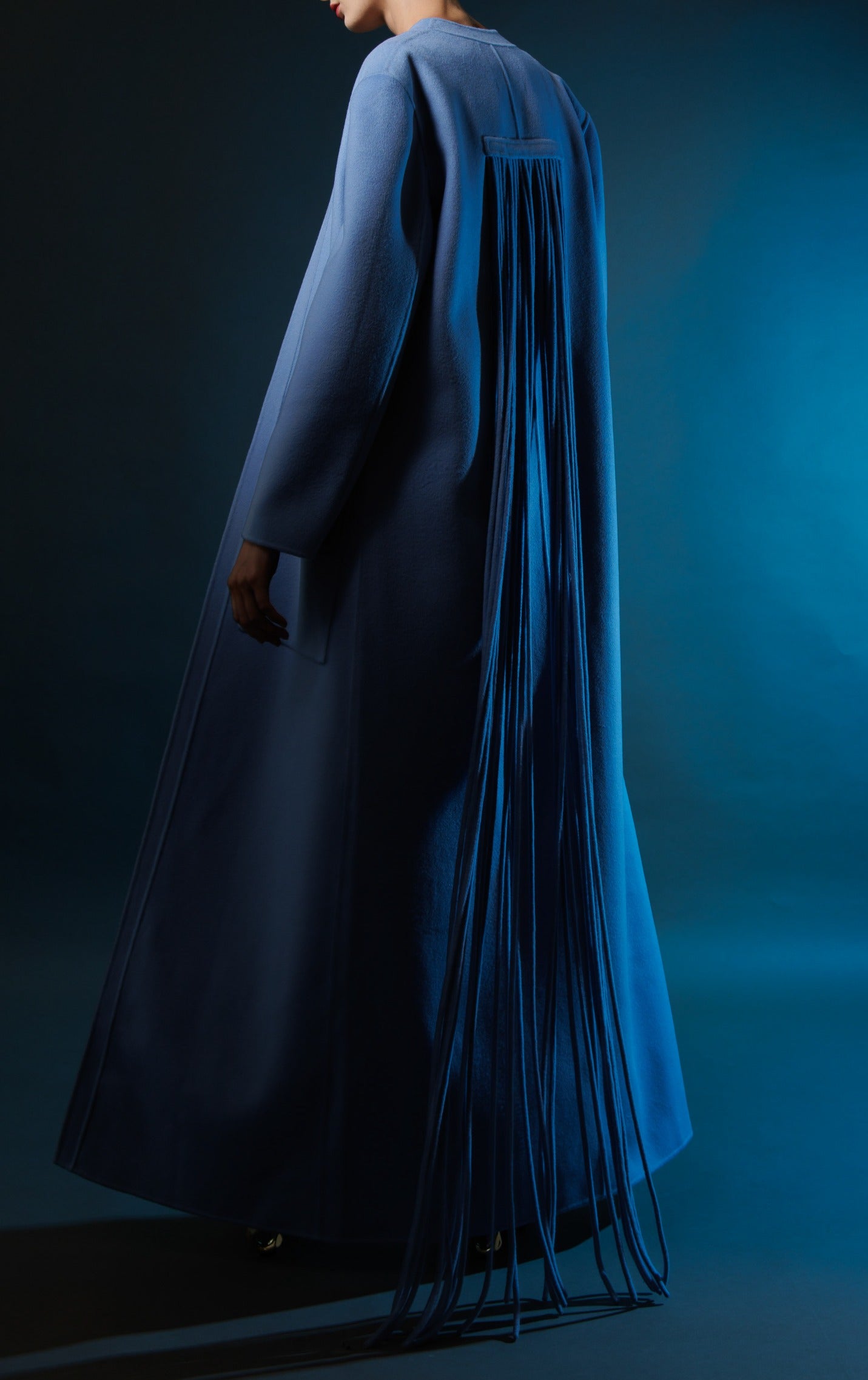 Dusty Blue Cashmere Coat image 2