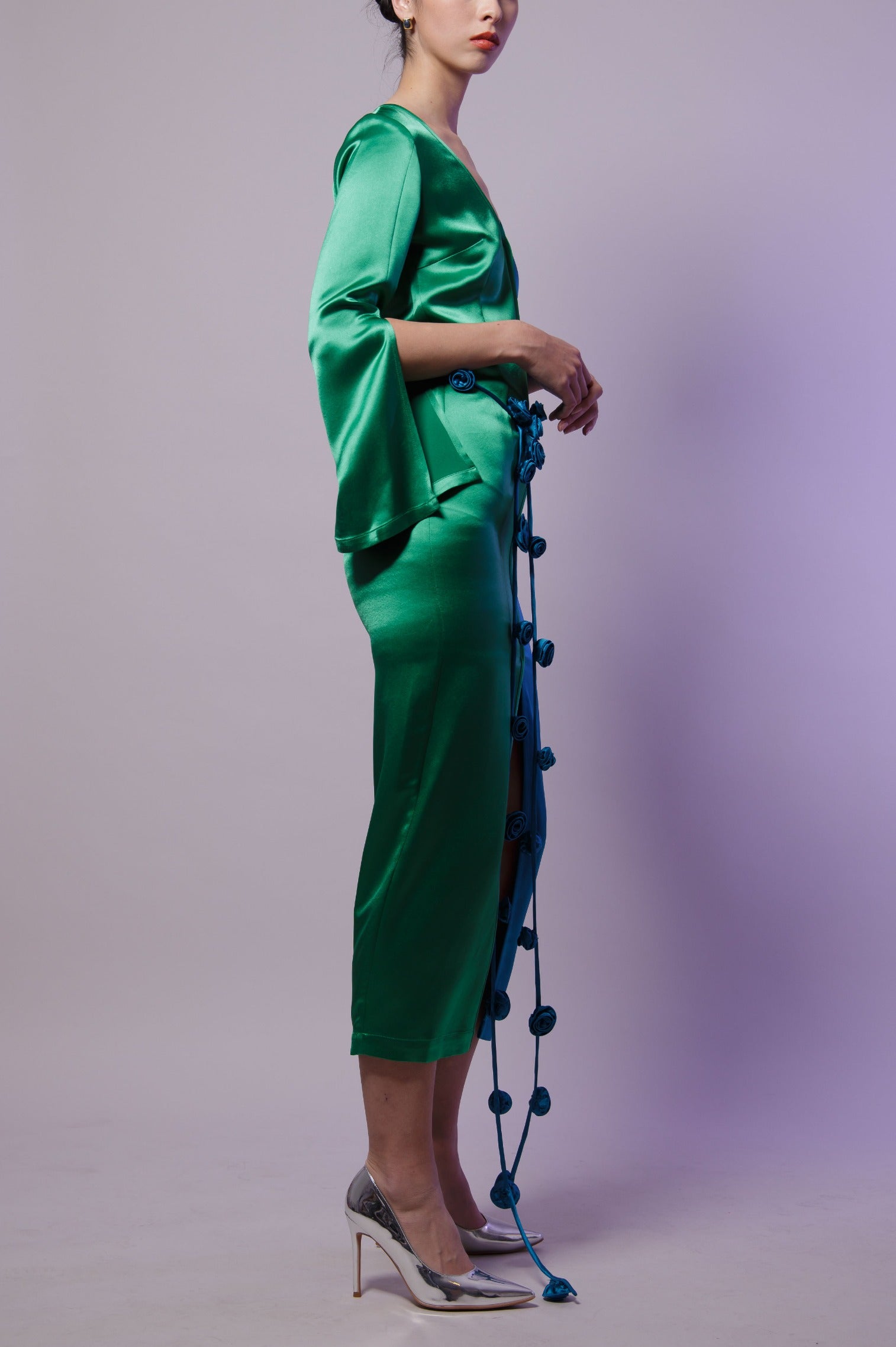 Two-Tone Split Dress image 2