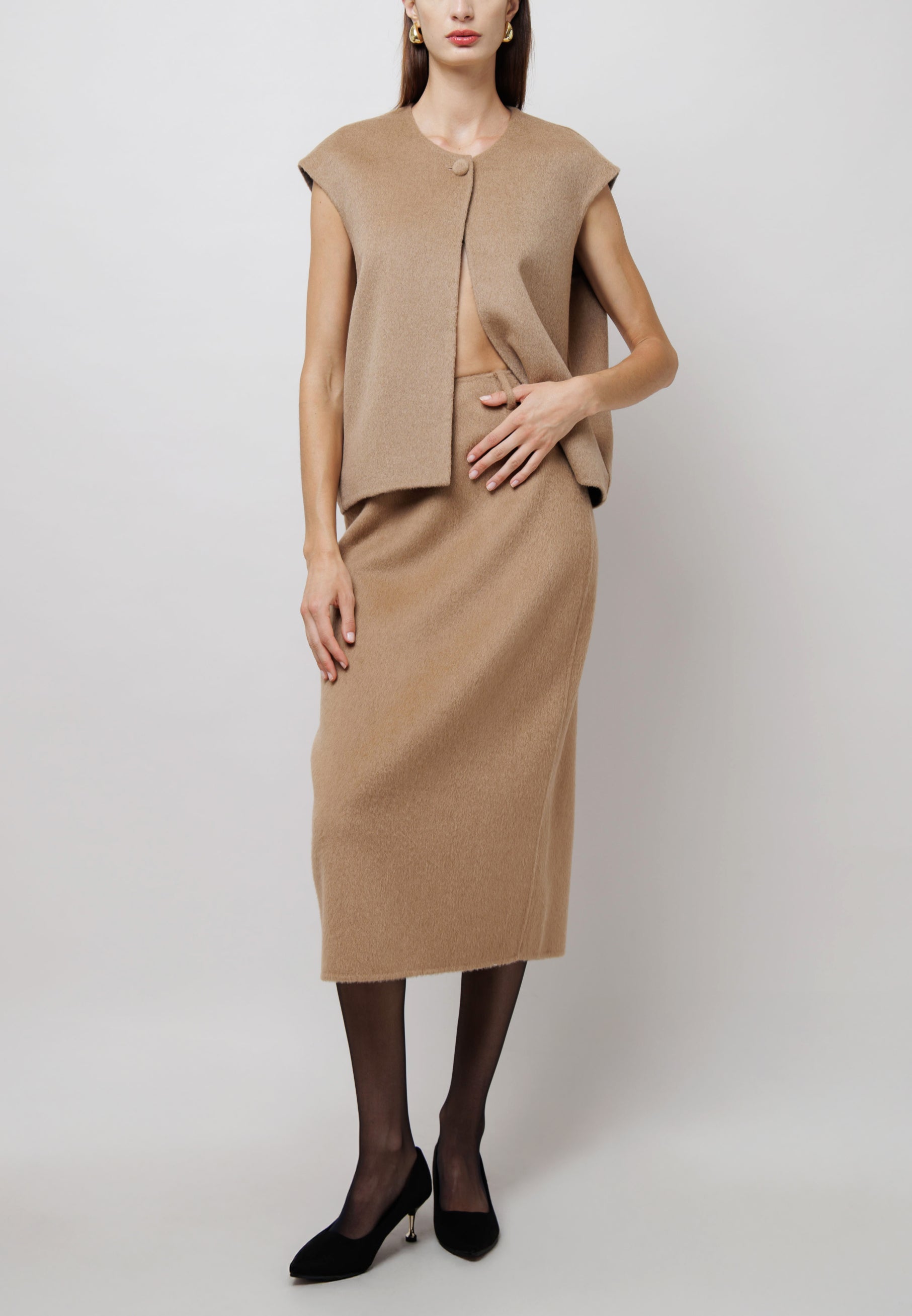 Reversible Camel Vest image 1