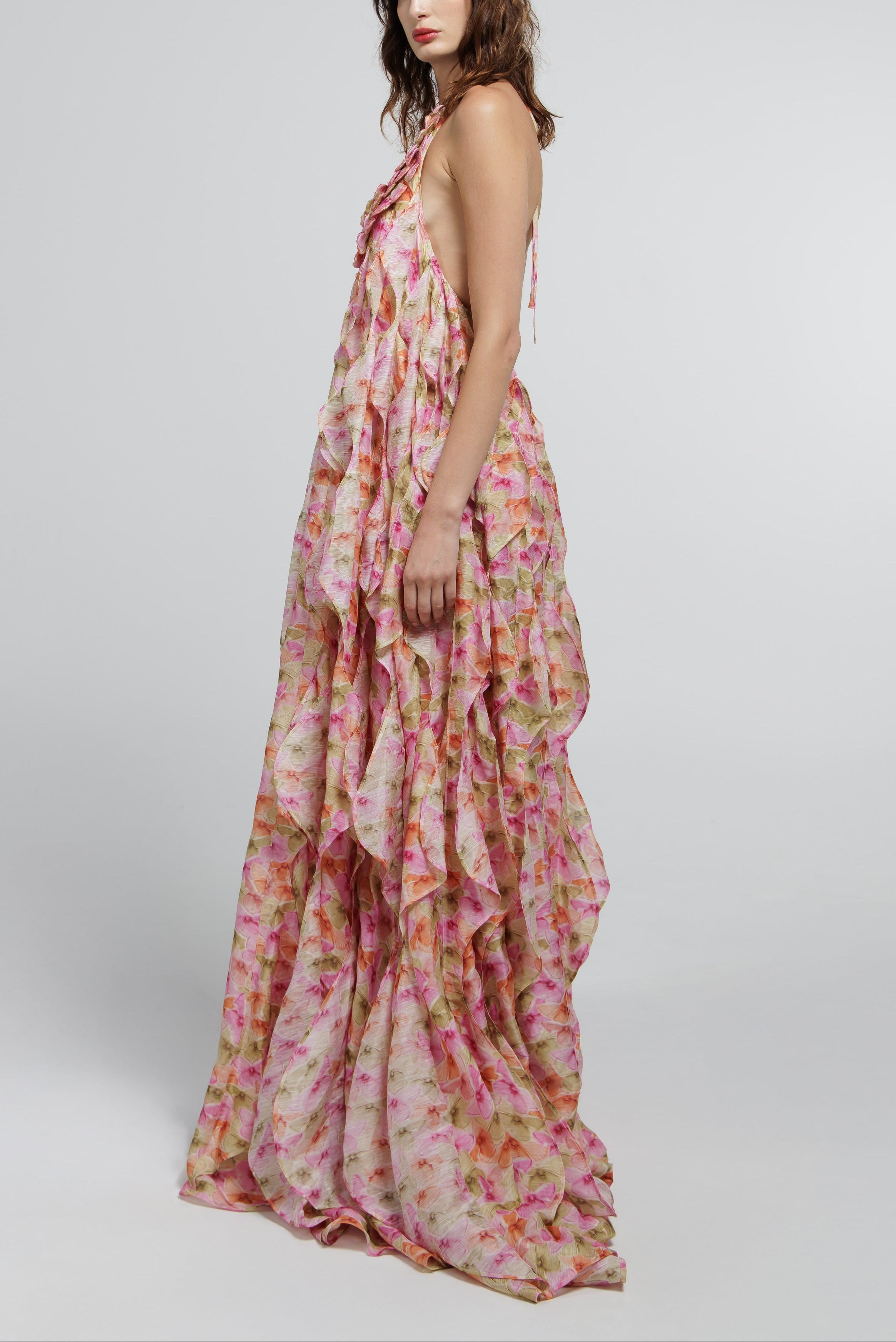 Halter Drift Gown