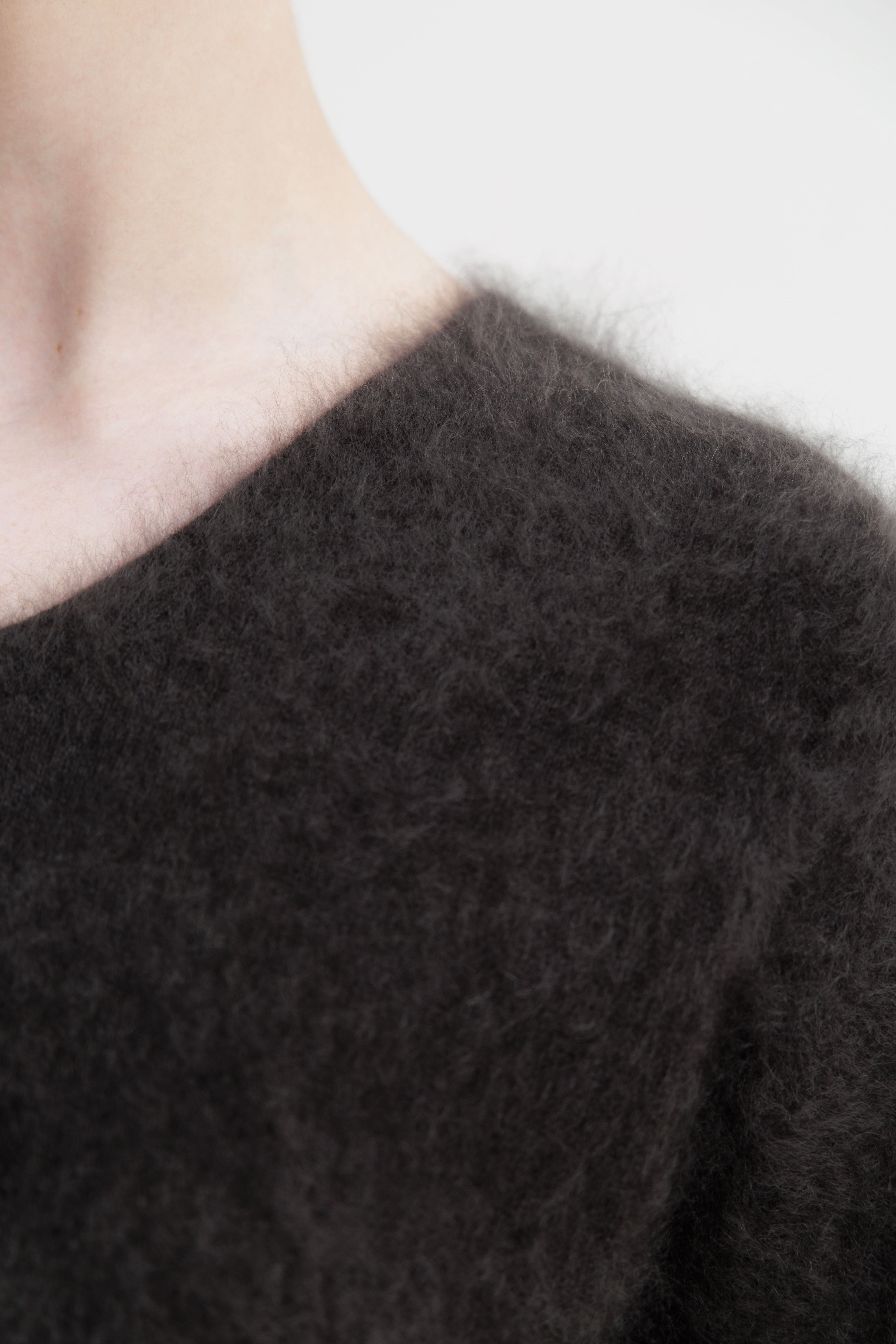 Midnight Orchid Brushed V-Neck Knit