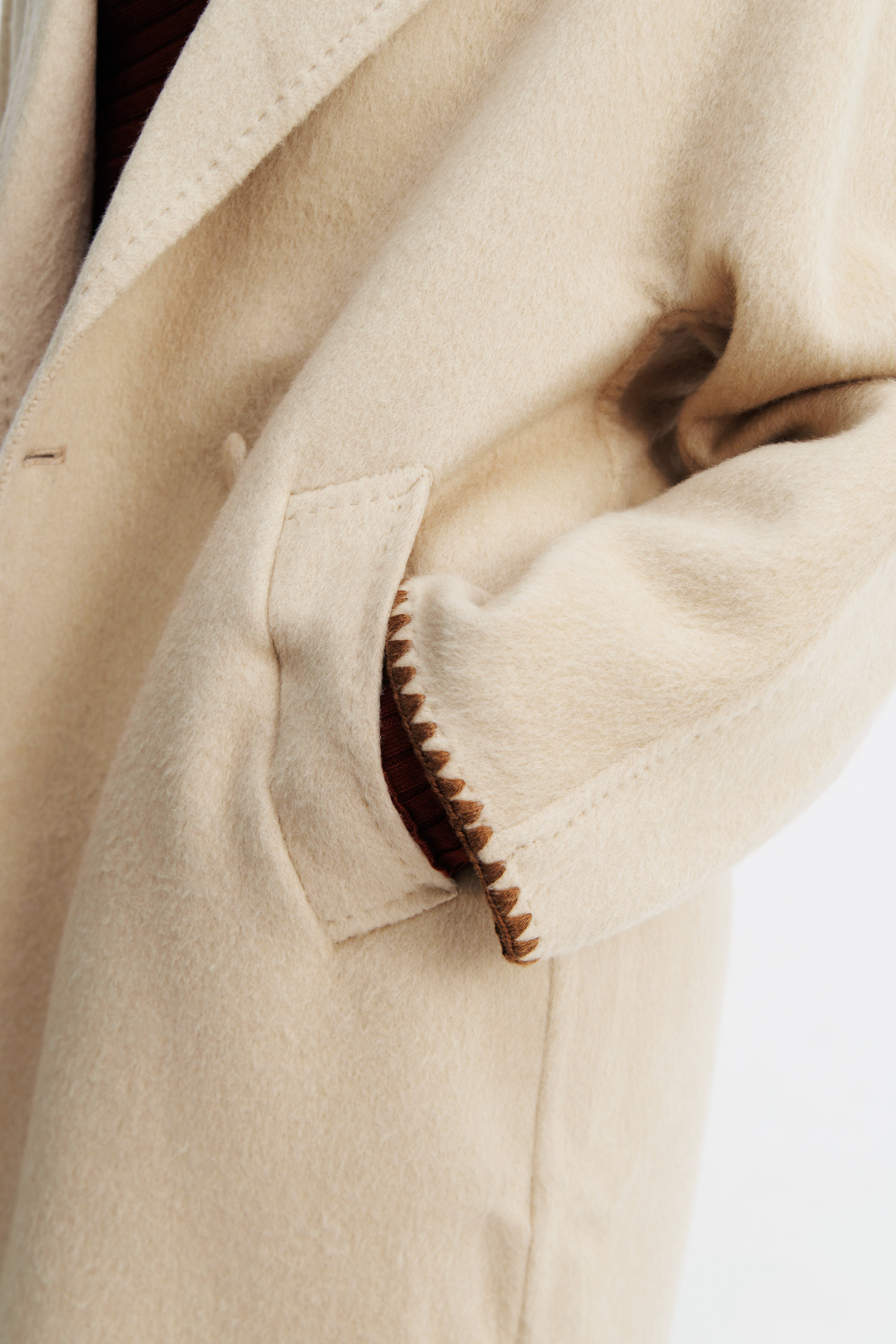 Sienna Ecru Relaxed Coat