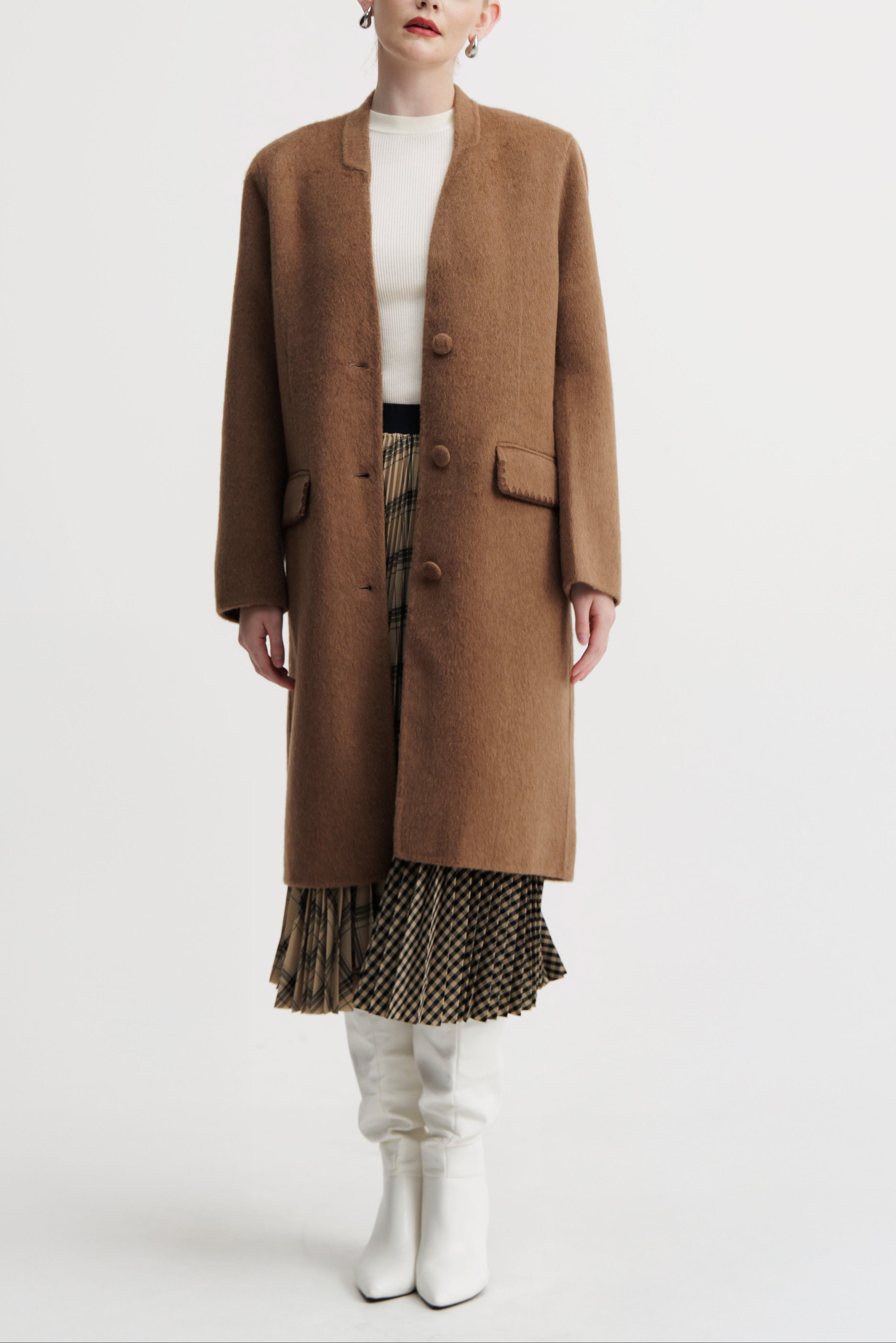 Sienna Umber Straight Coat