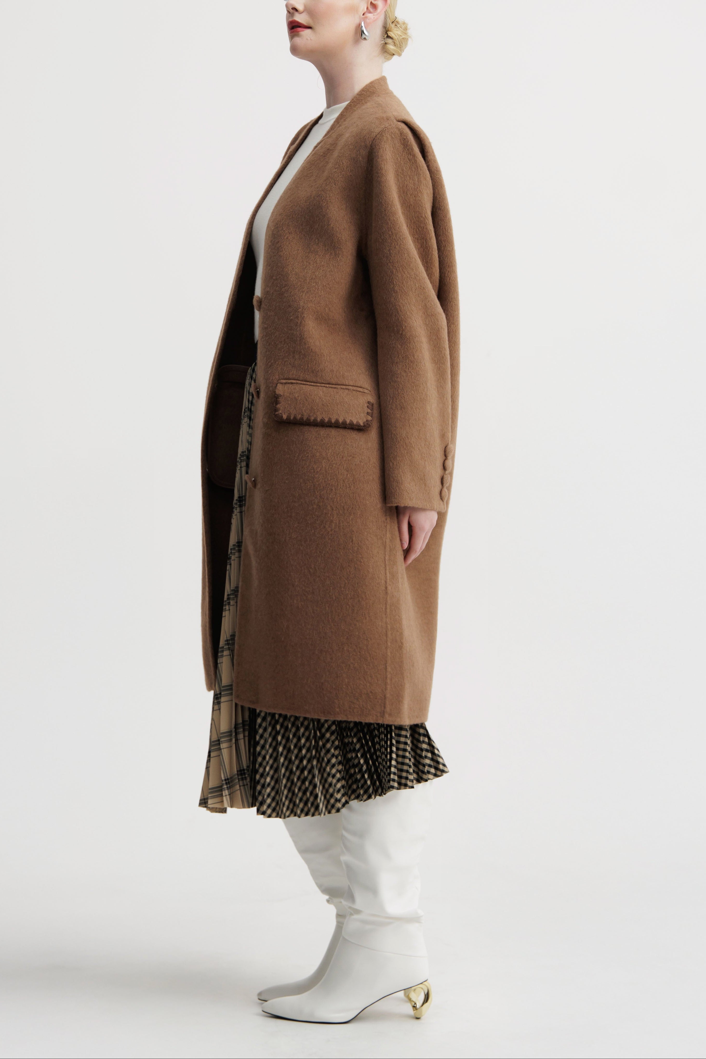 Sienna Umber Straight Coat