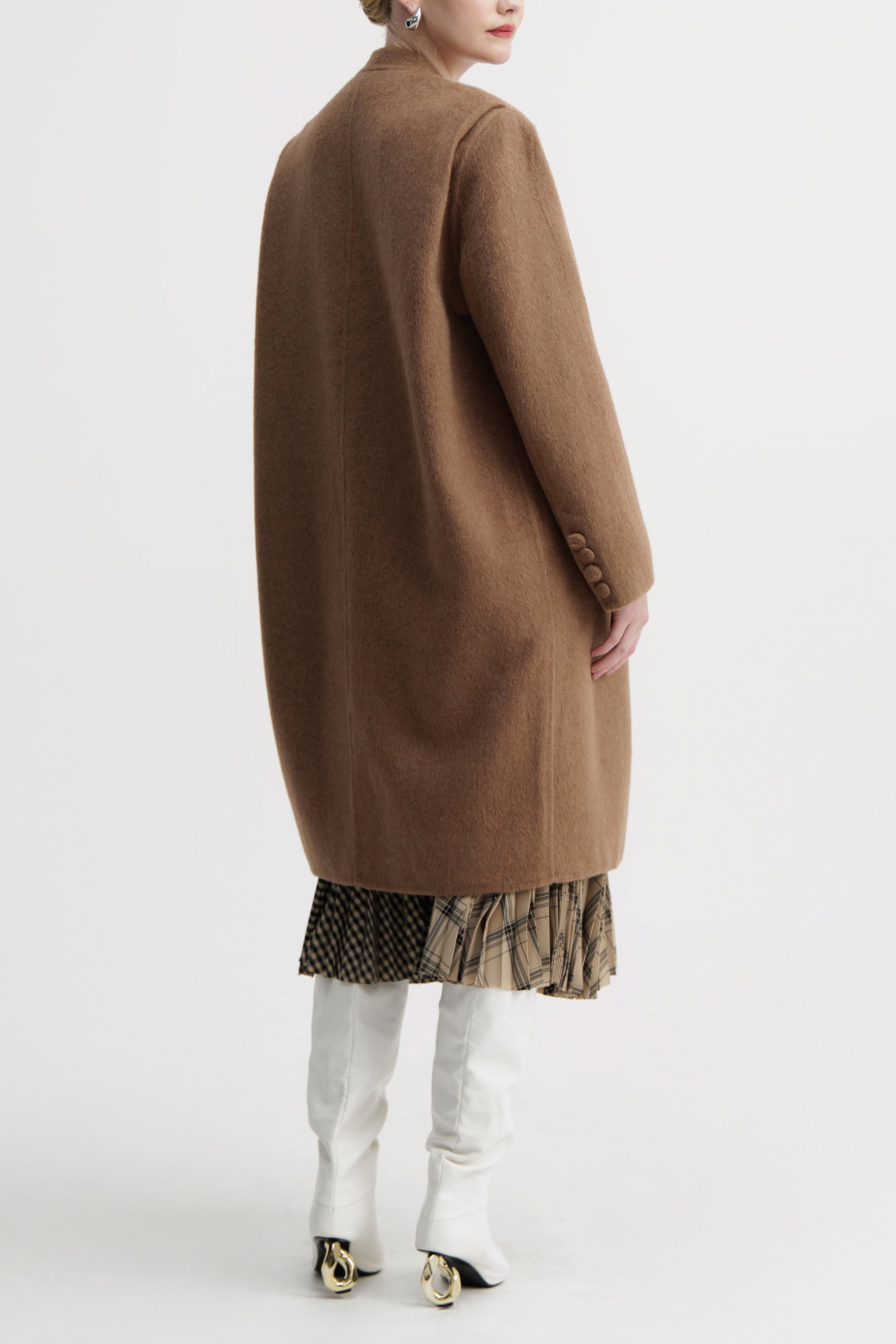 Sienna Umber Straight Coat
