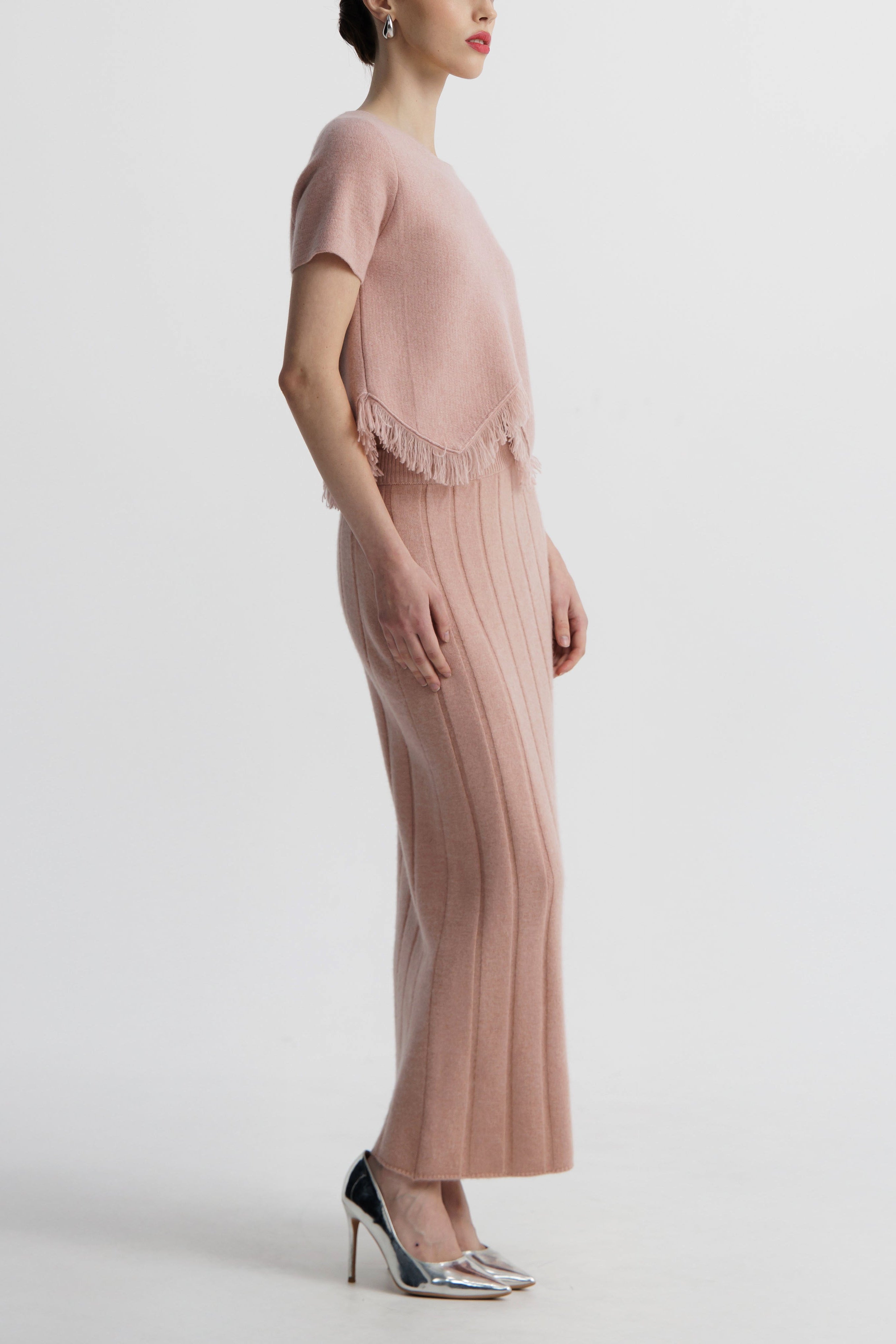Peony Rib Knit Skirt