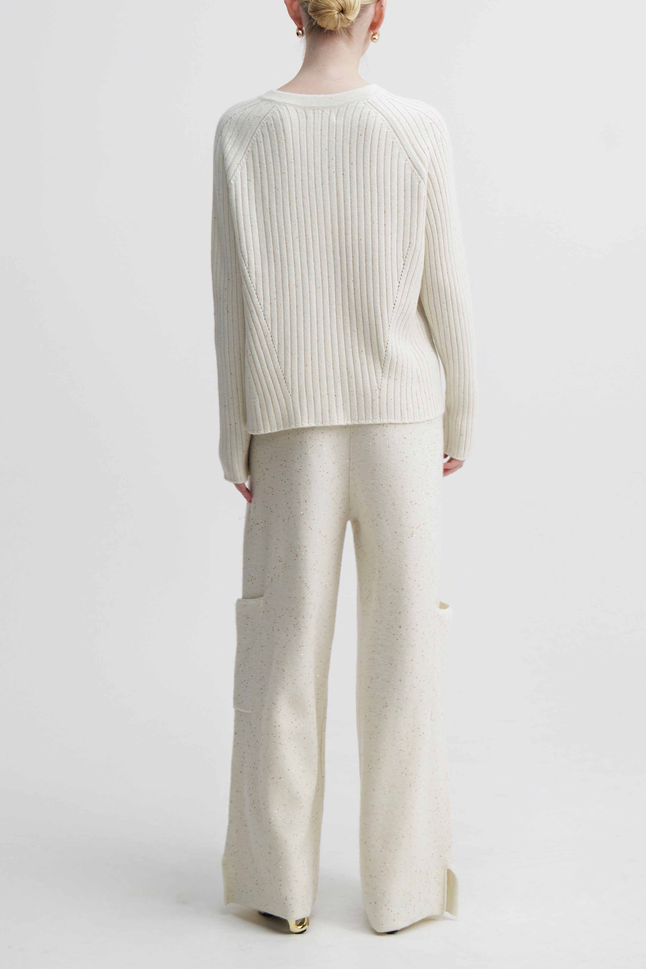 Camellia Rib Knit Cardigan
