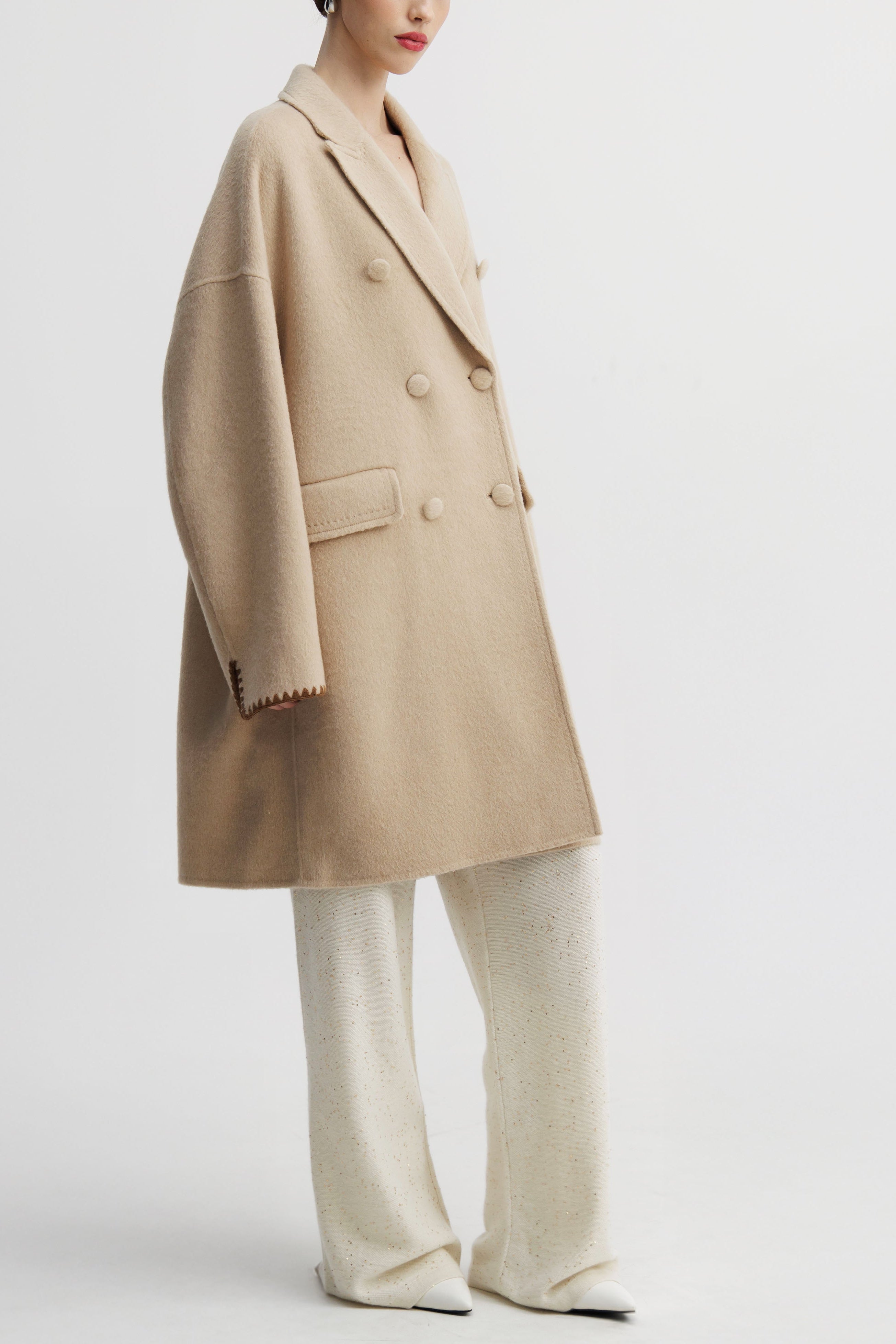 Sienna Ecru Tailored Coat