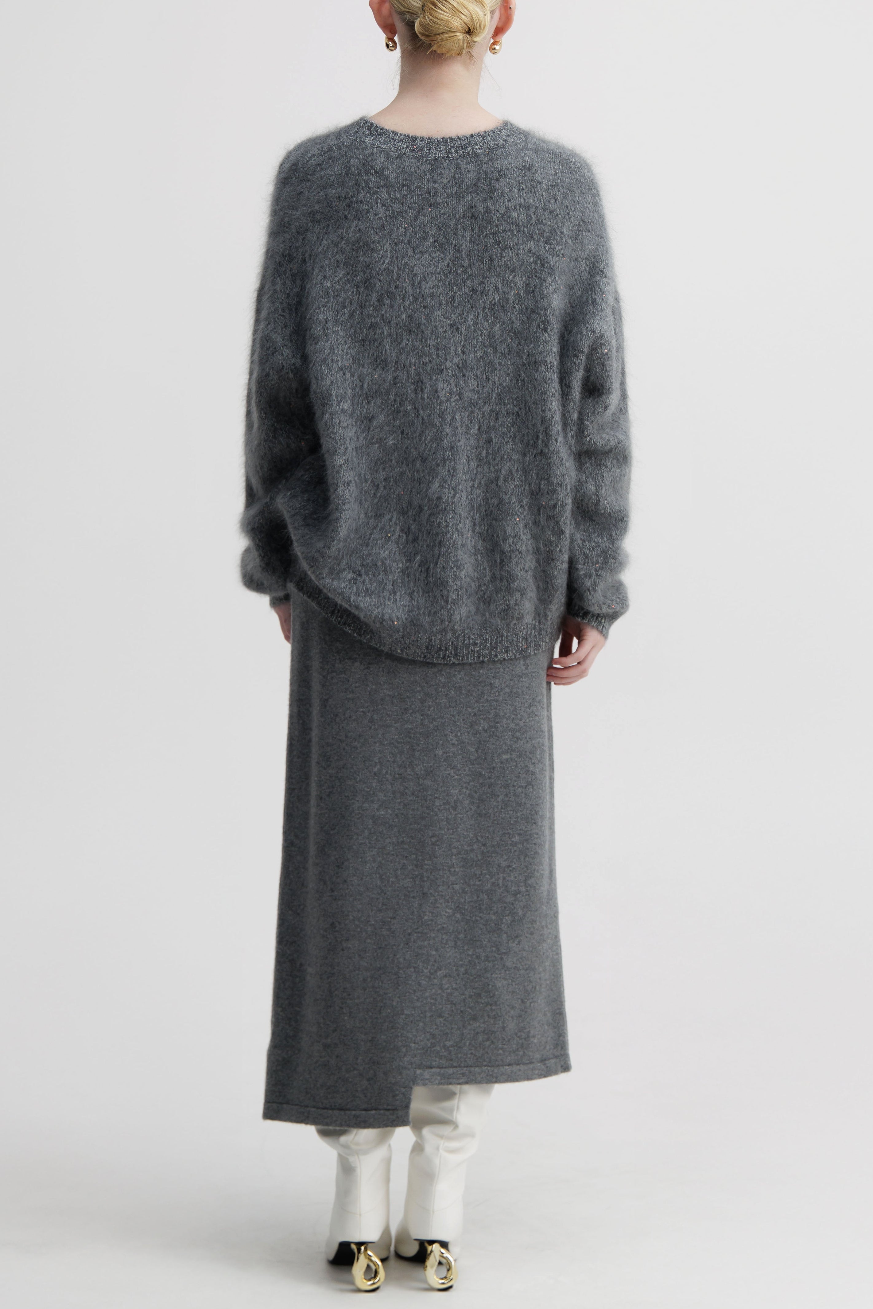 Midnight Iris Halo Knit