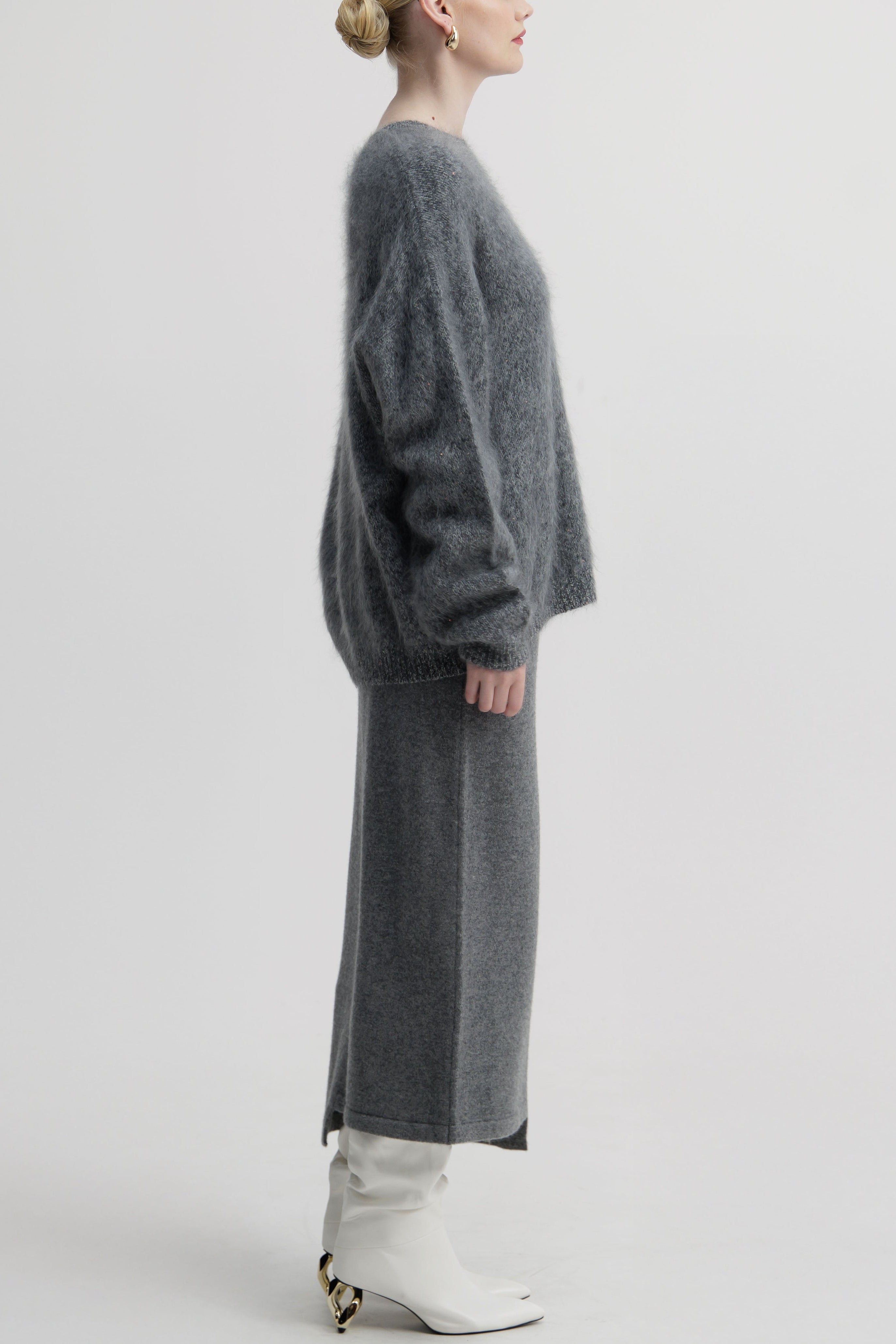Midnight Iris Halo Knit