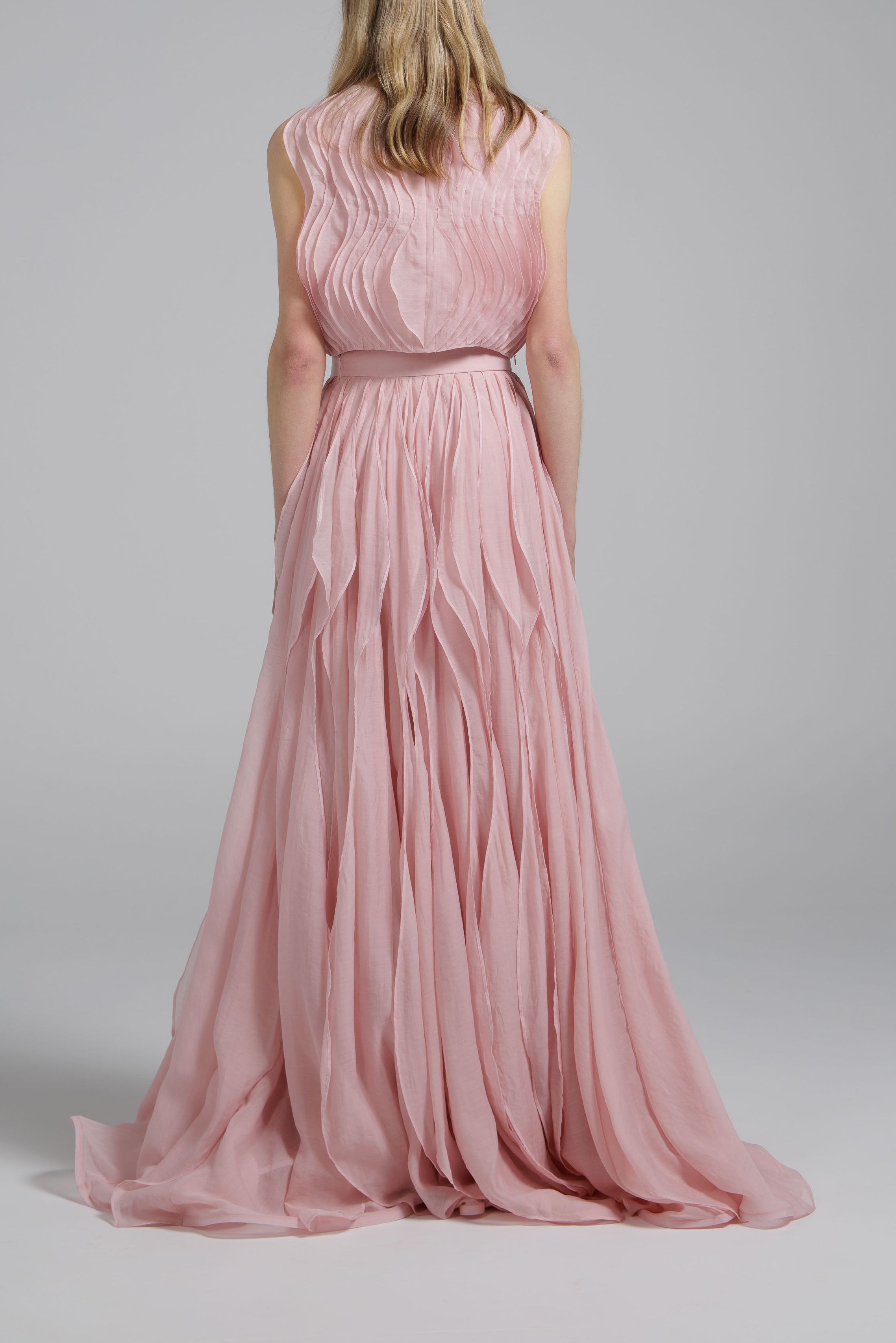 Rose Pink Ripple Skirt
