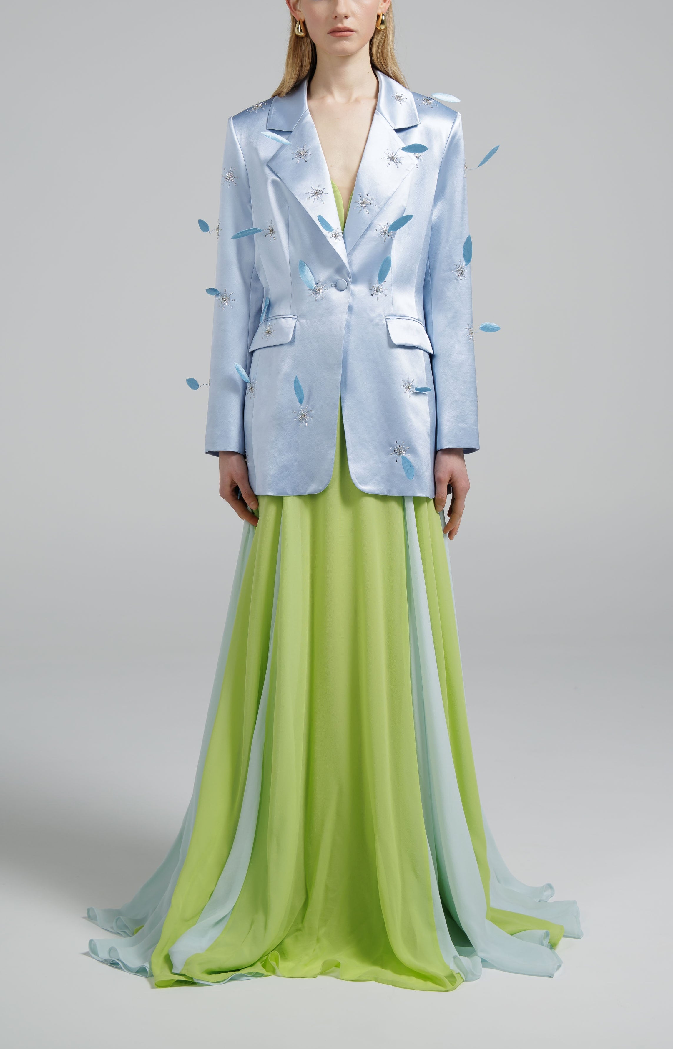 Ice Leaf Drift Blazer