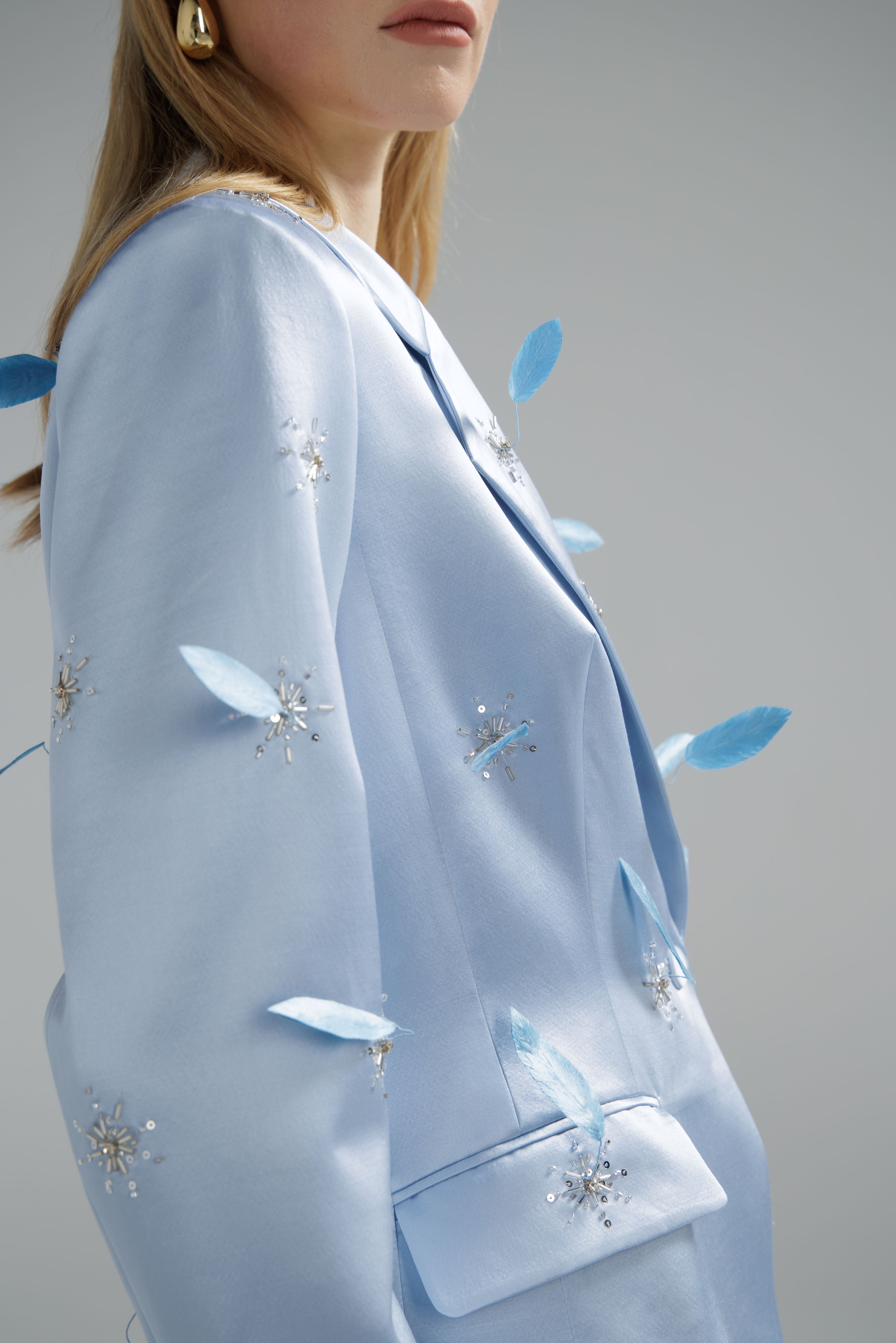 Ice Leaf Drift Blazer