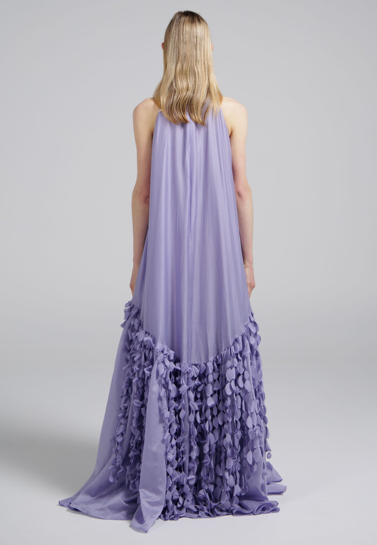 Petal drift High Neck Gown