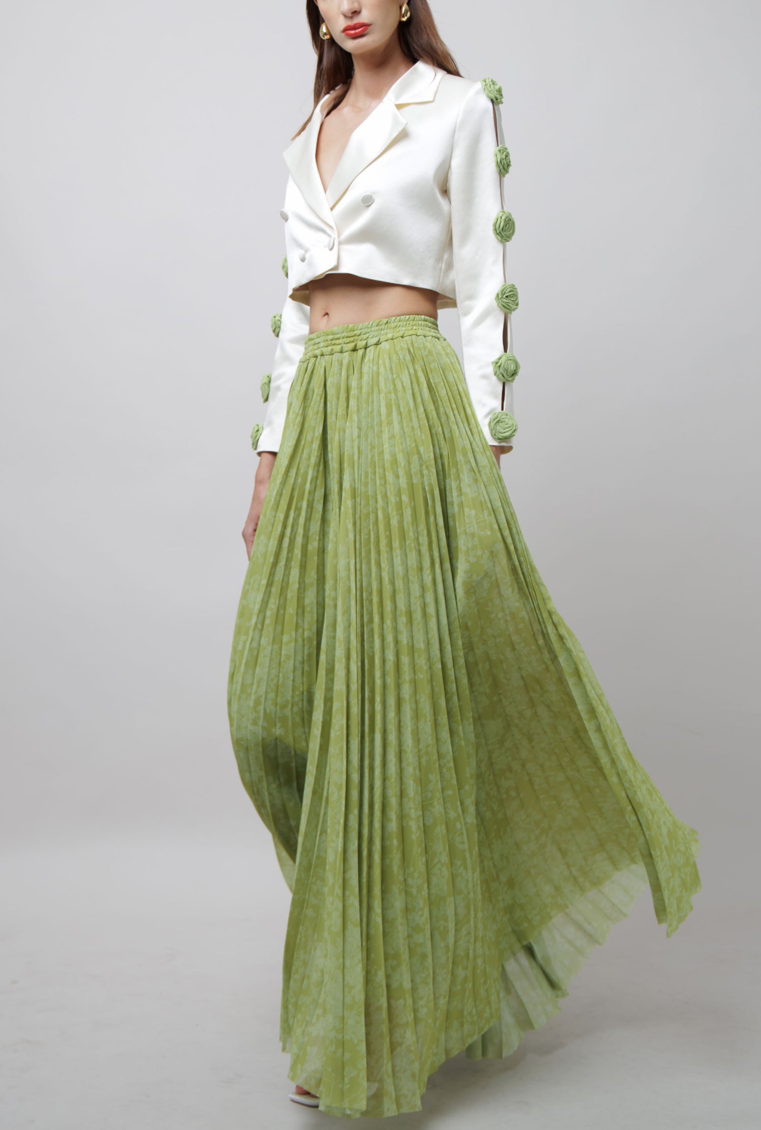 Floral Odyssey Pleated Pant image 0