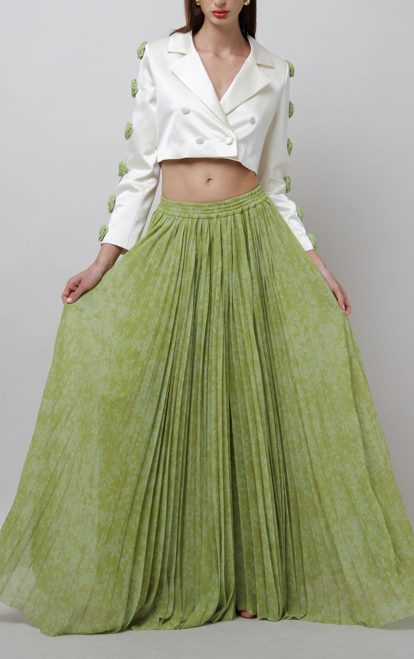 Floral Odyssey Pleated Pant image 2