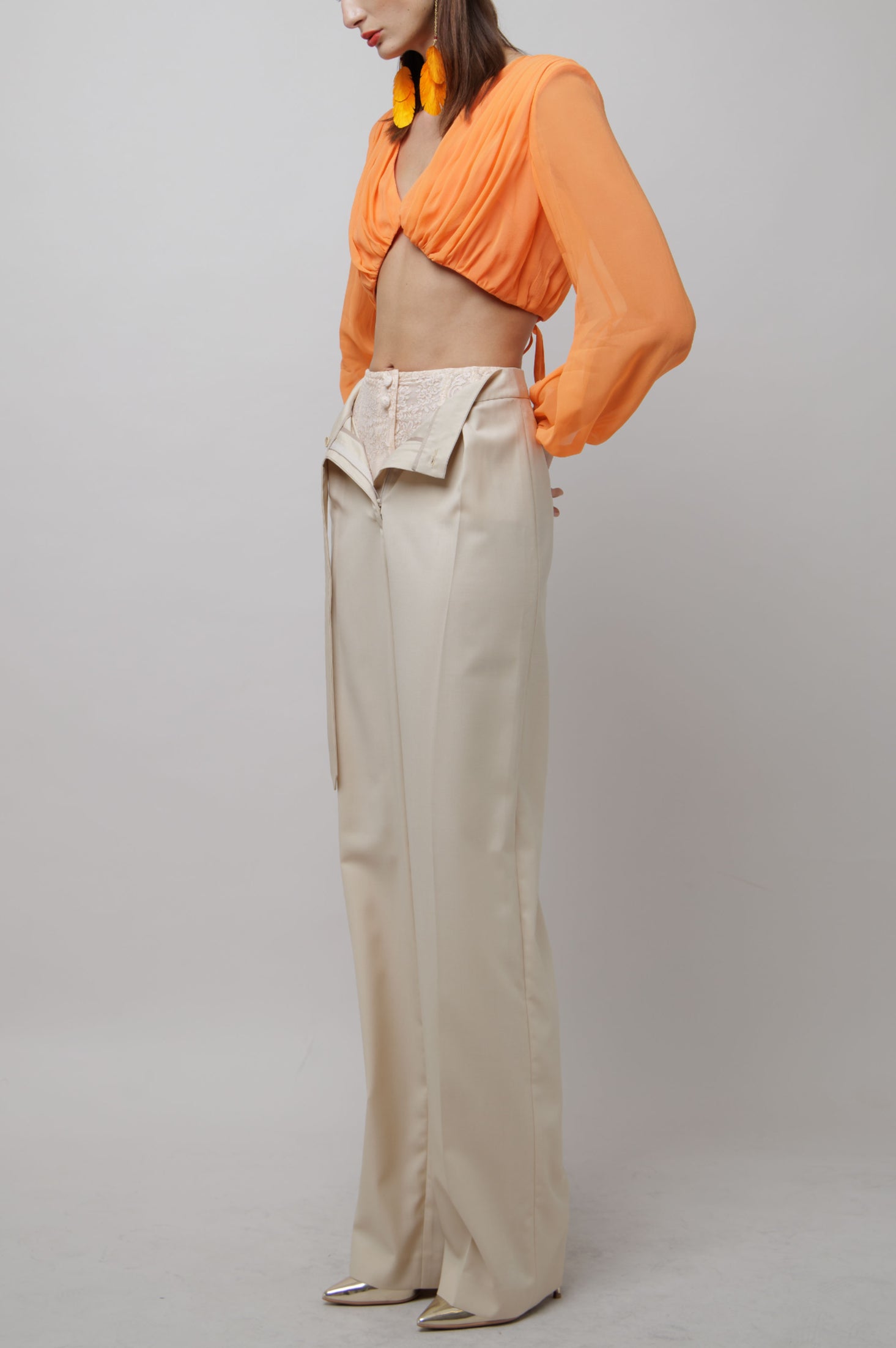 Lacey Unbuttoned Pant image 2