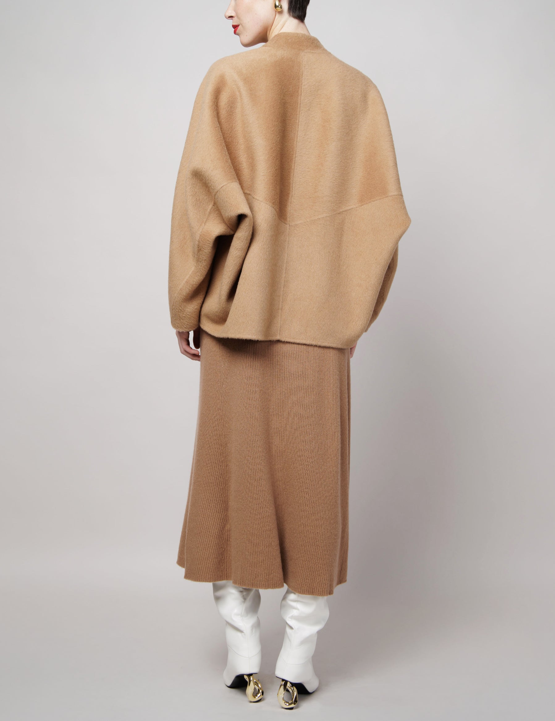 Kimono Style Camel Coat image 2