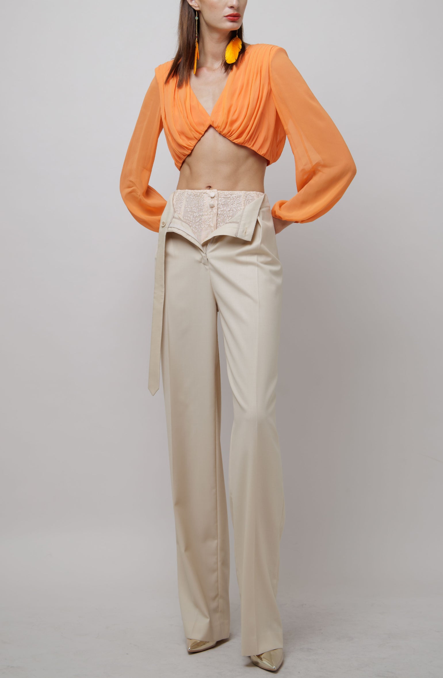 Lacey Unbuttoned Pant image 0