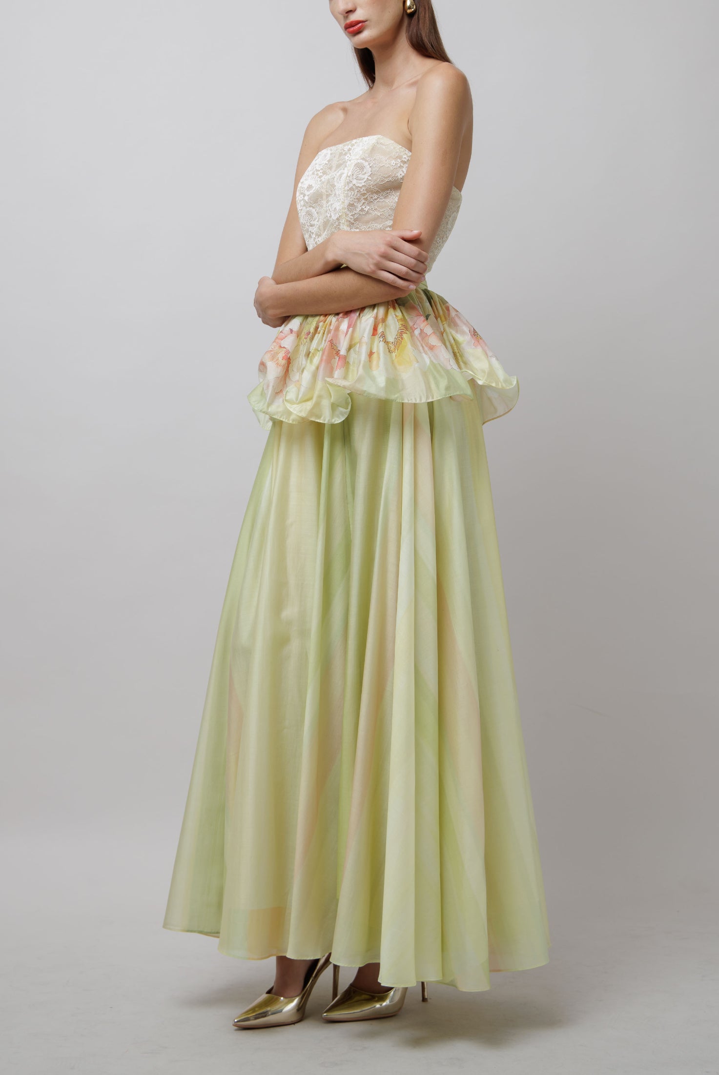 Peony Print Skirt image 1