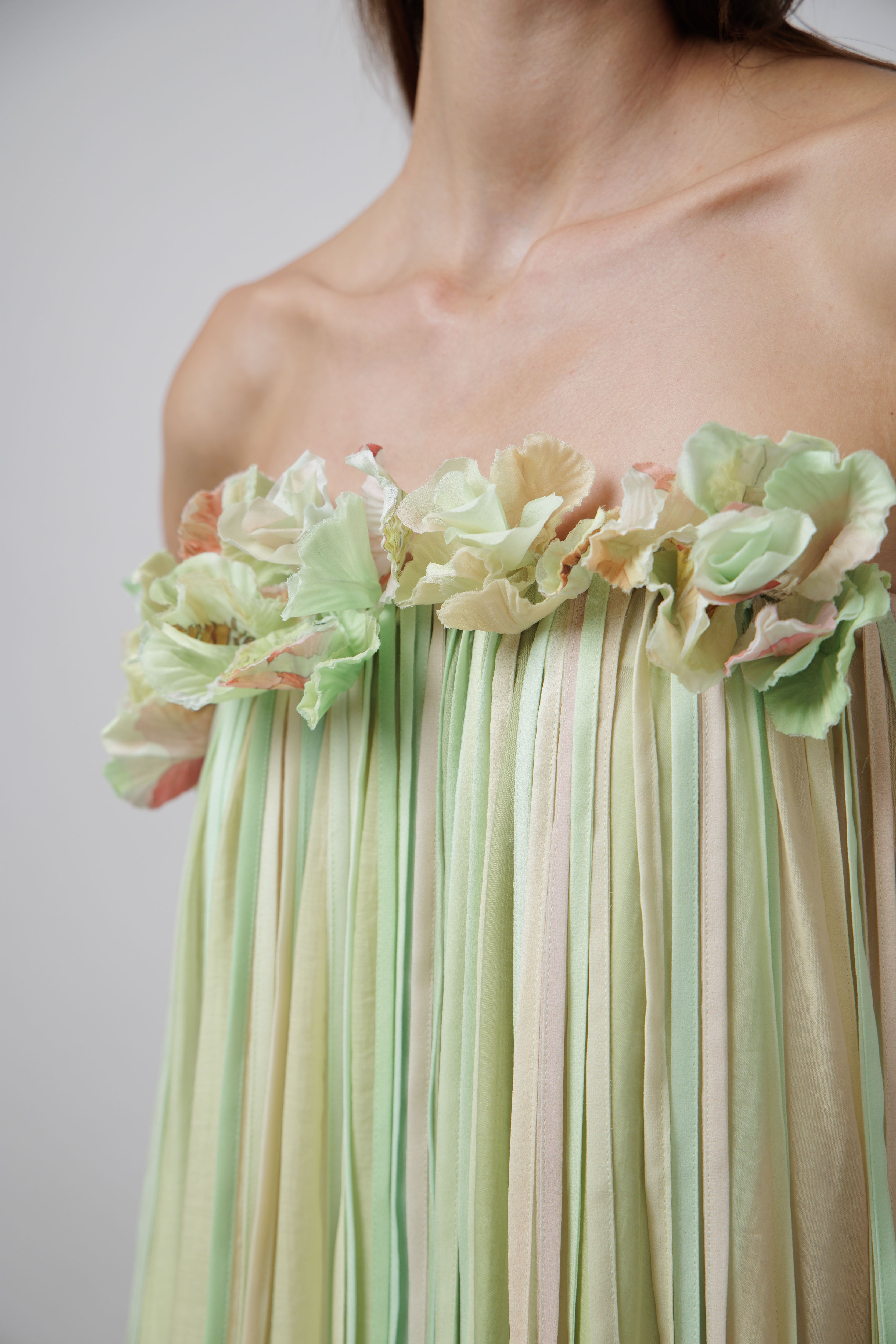 Fringed Floral Print Dress image 2