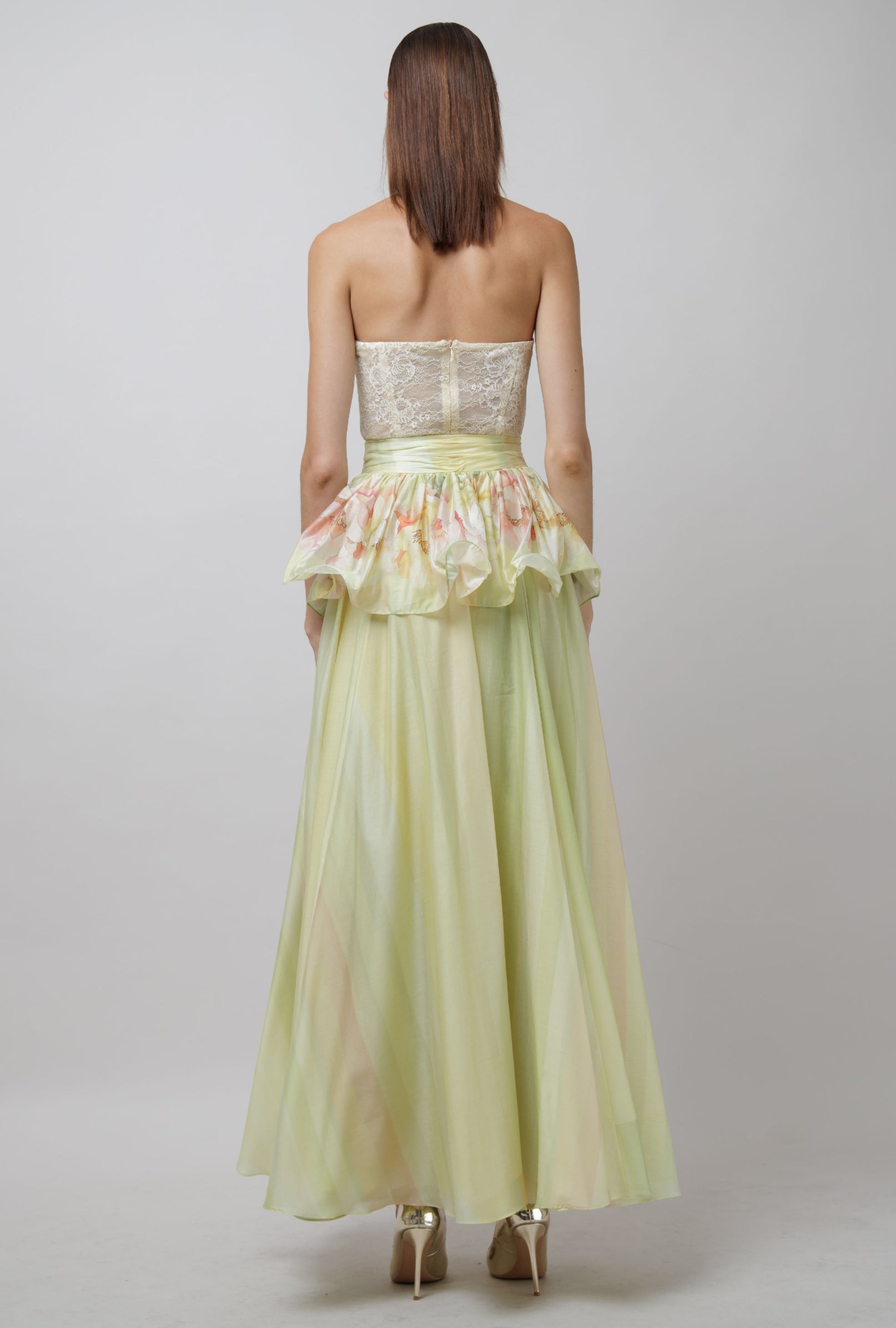 Peony Print Skirt image 3