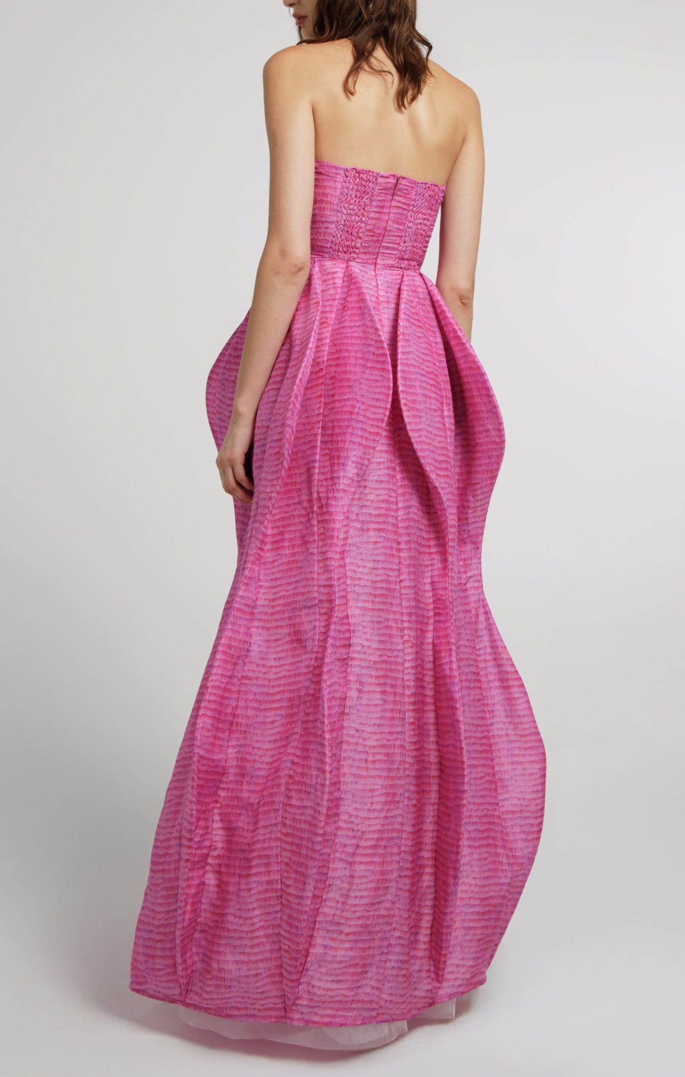 Sculpted Strapless Gown