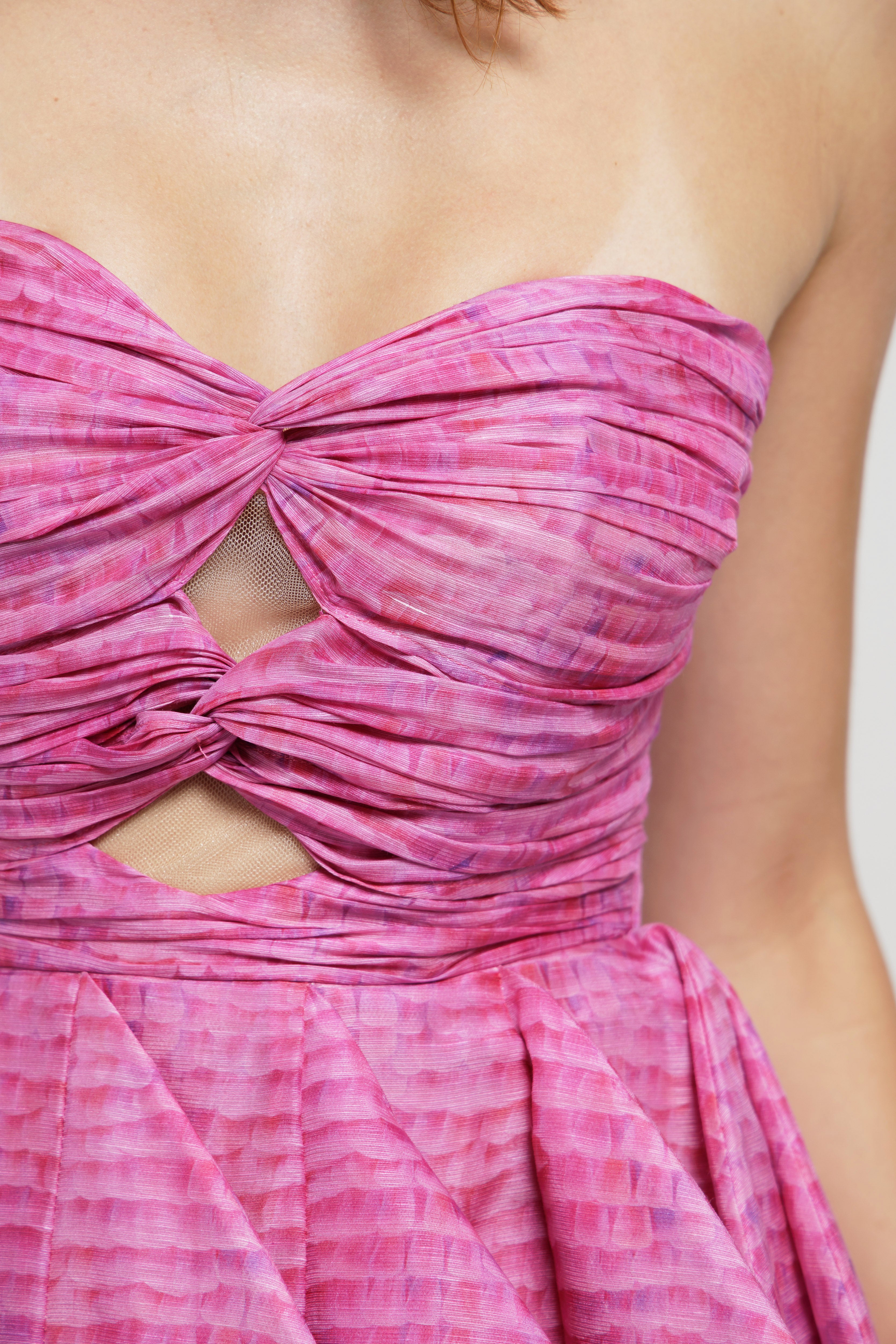 Sculpted Strapless Gown