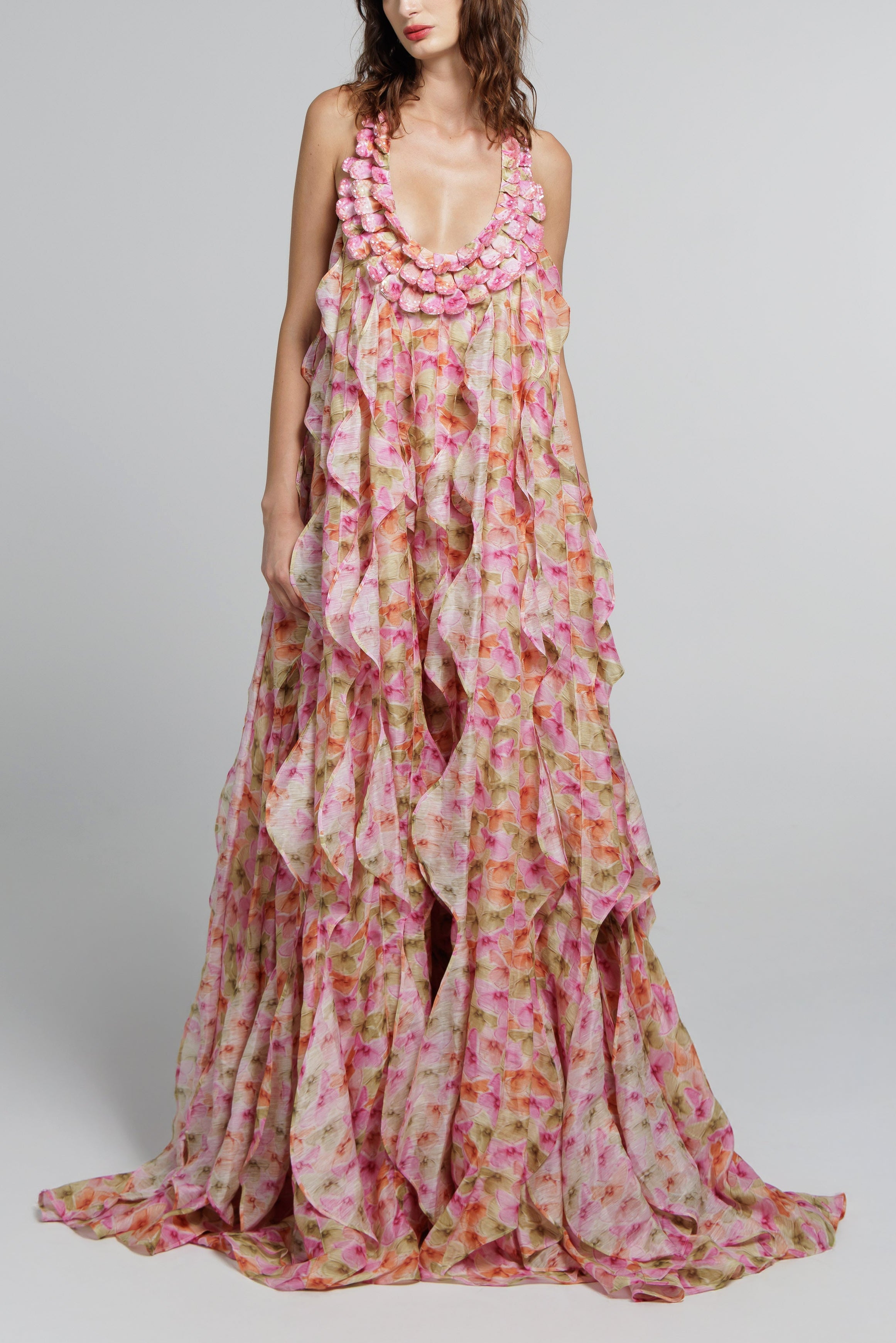 Halter Drift Gown