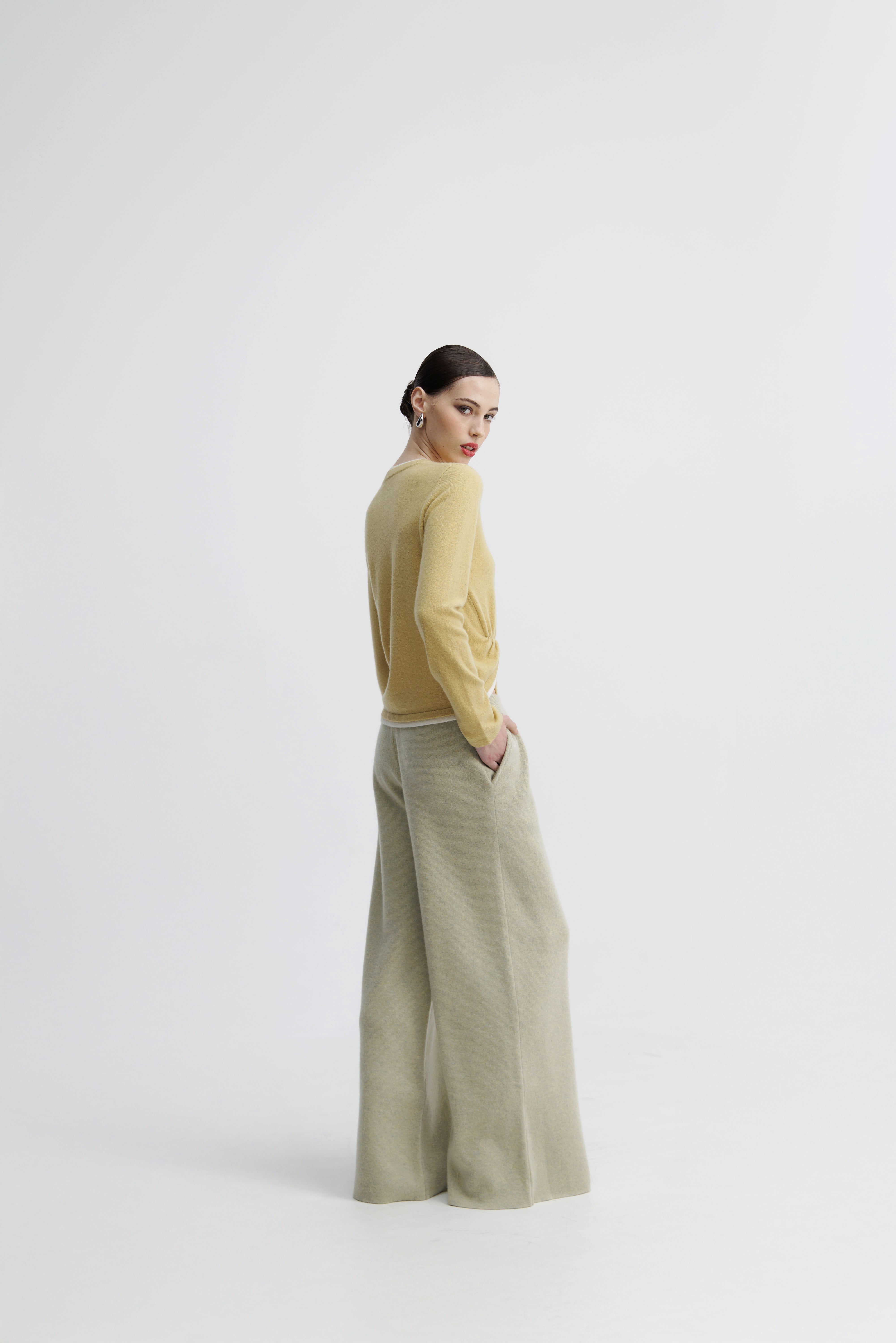 Lotus Wide Leg Knit Pants