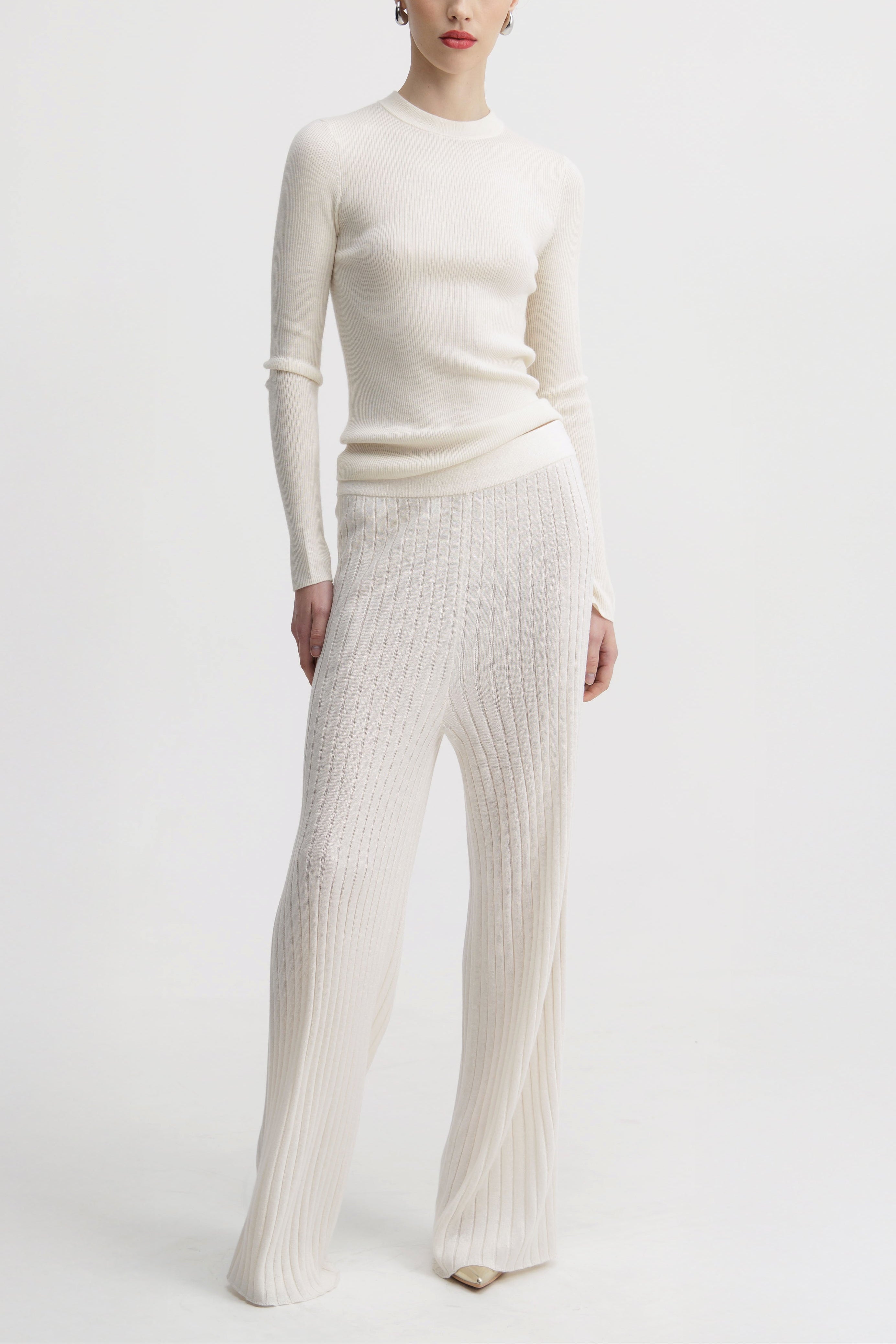 Camellia Rib Knit Pant