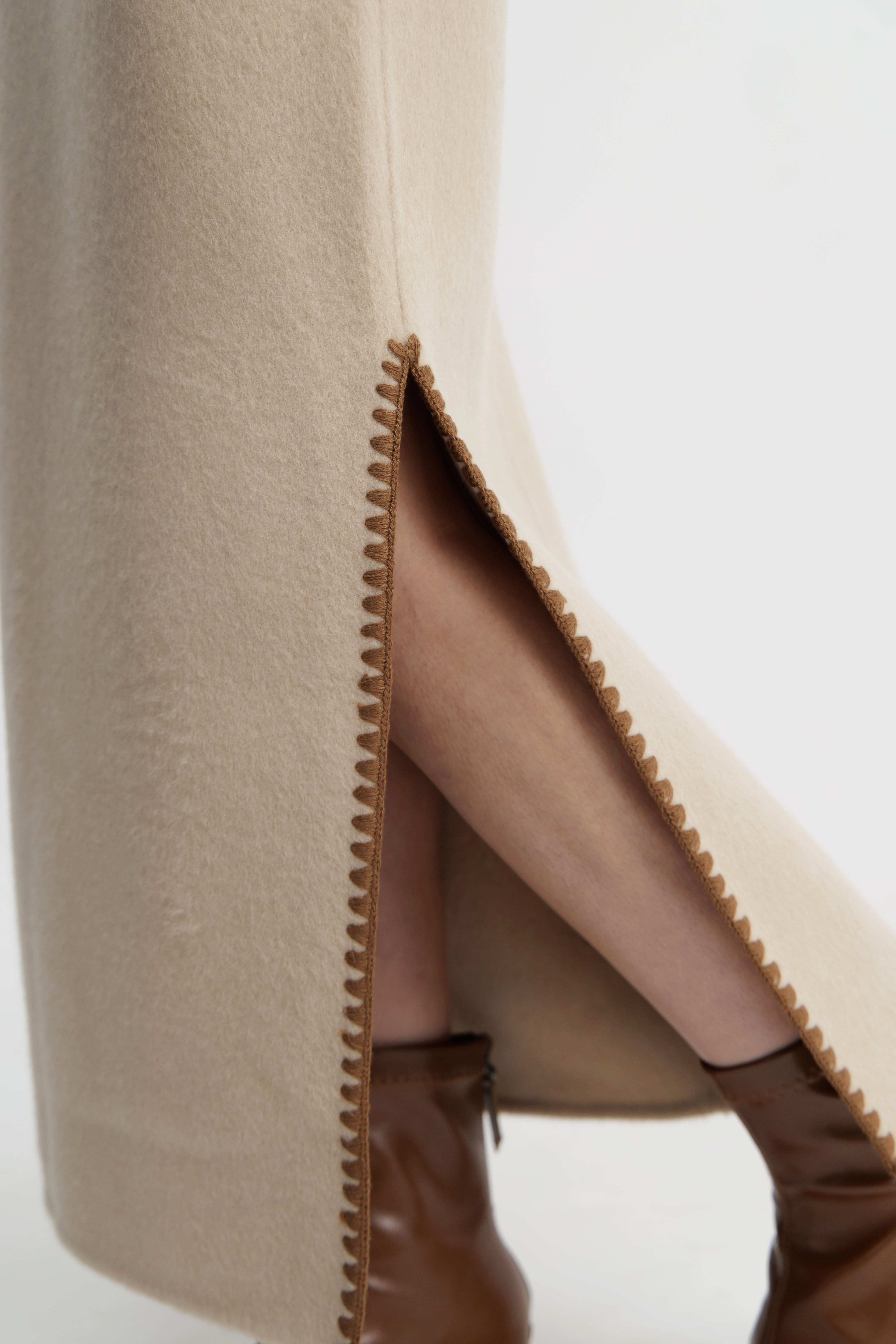 Sienna Ecru Column Skirt