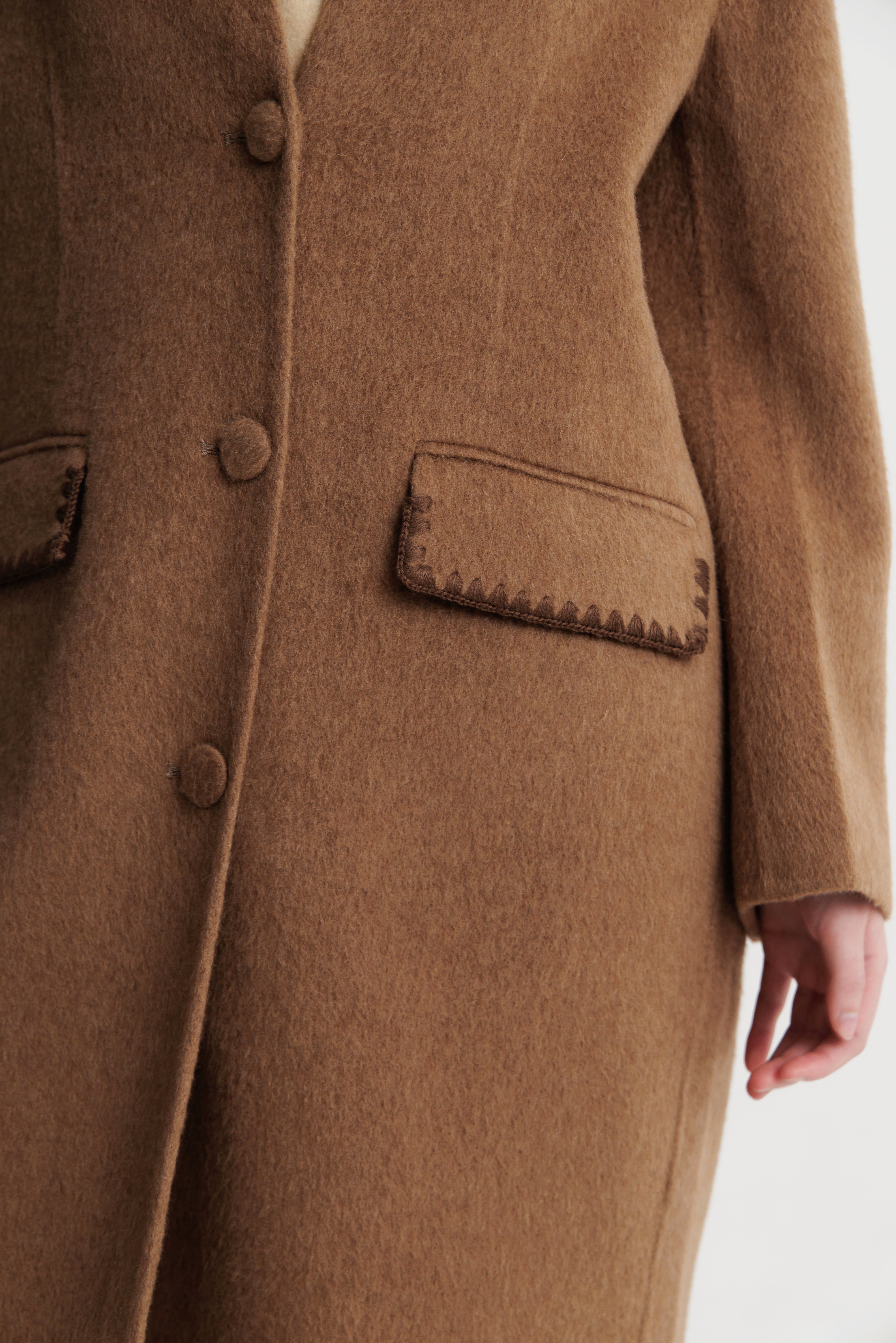 Sienna Umber Straight Coat