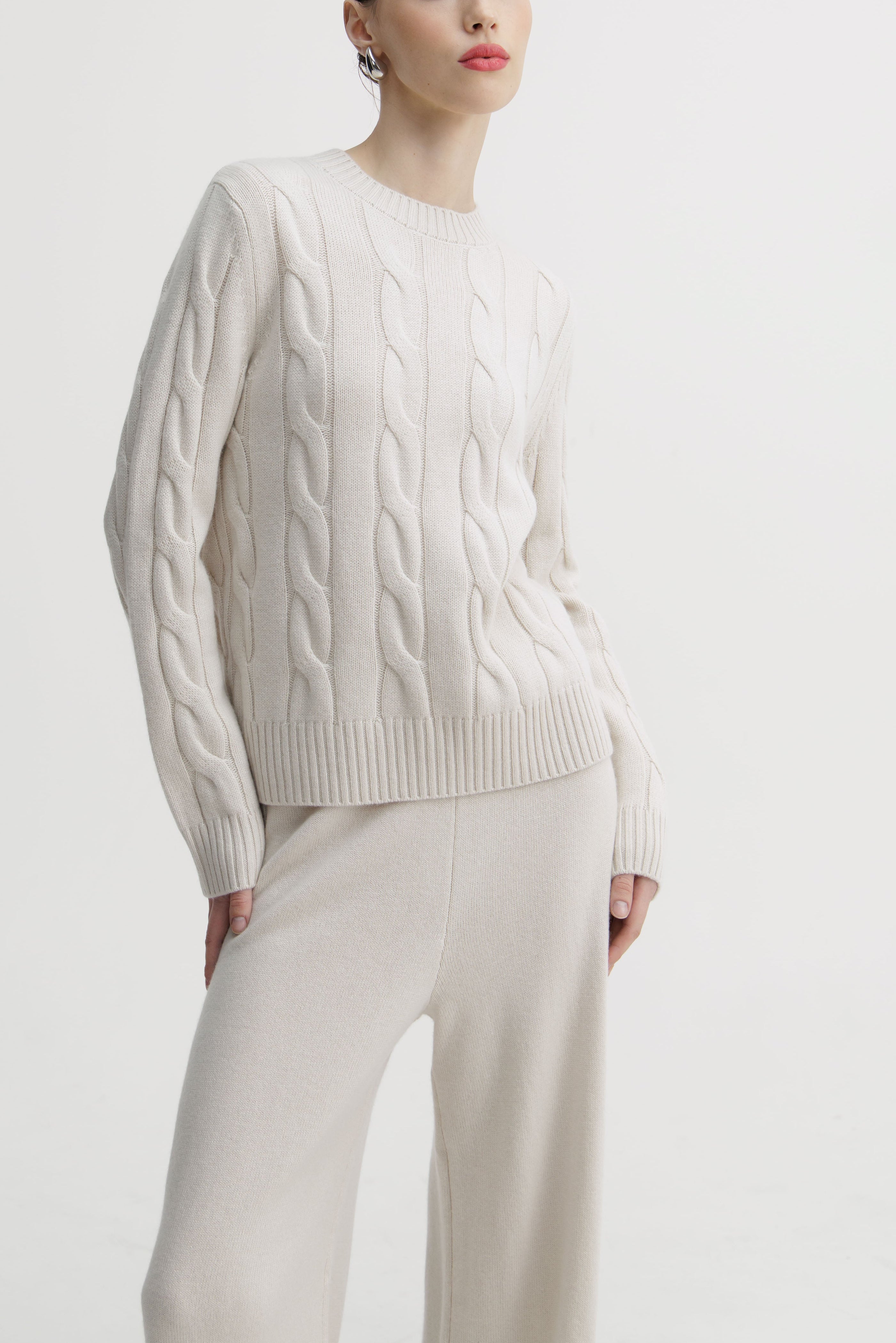 Camellia Signature Cable Knit