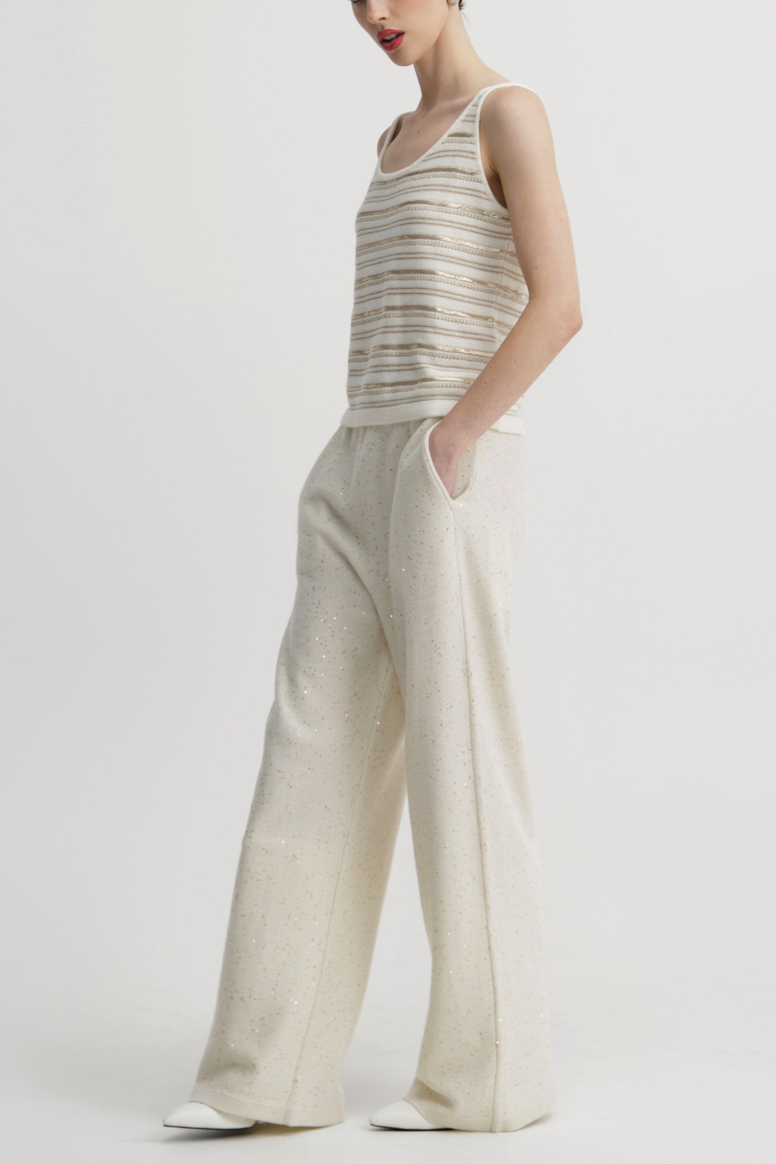 Camellia Lumen Knit Pant