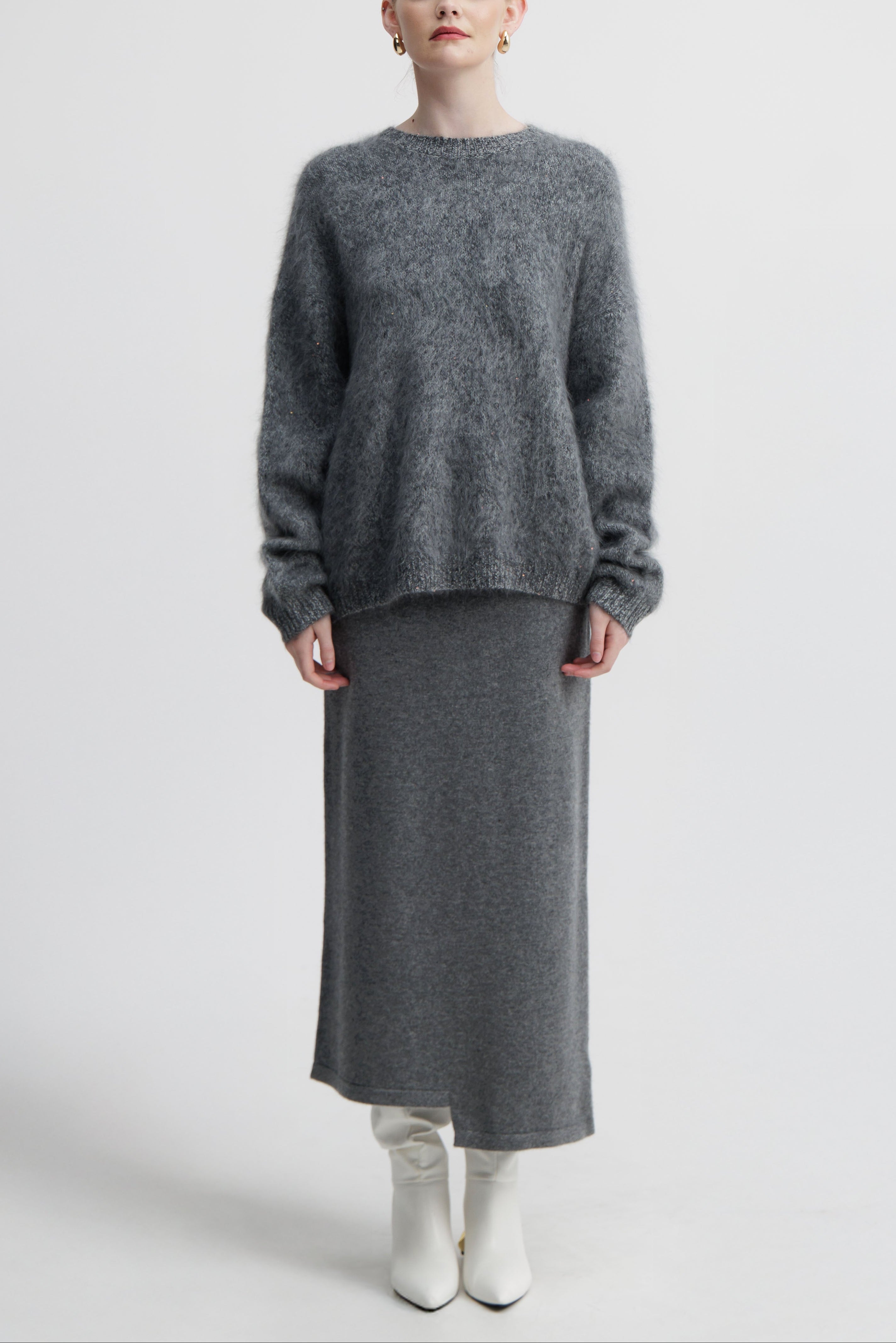 Midnight Iris Halo Knit