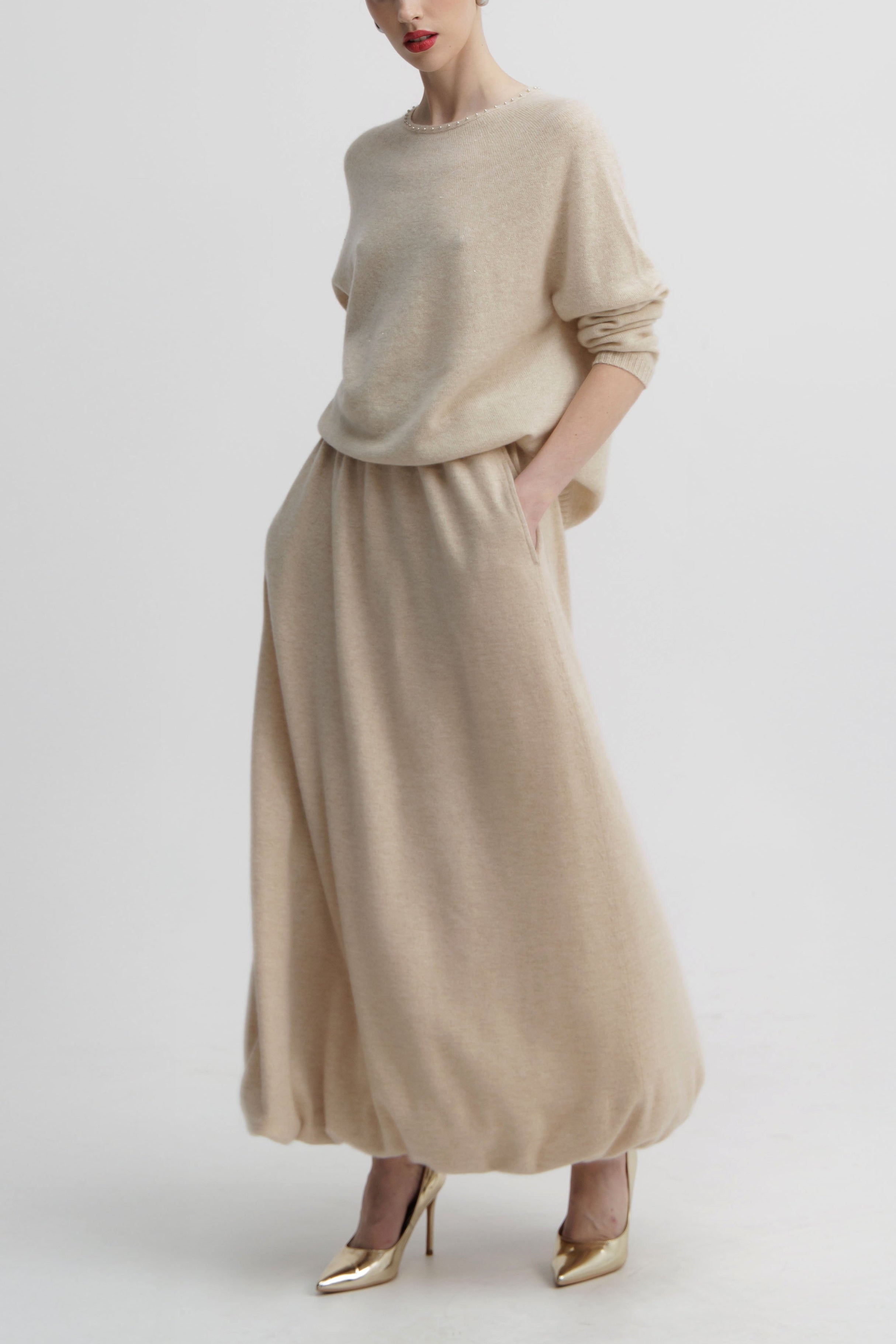 Oat Cocoon Skirt