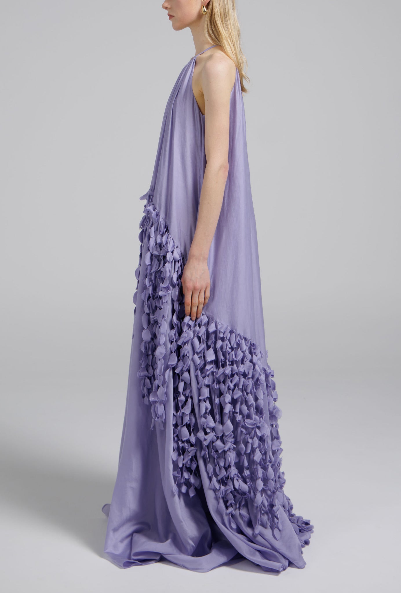 Petal drift High Neck Gown