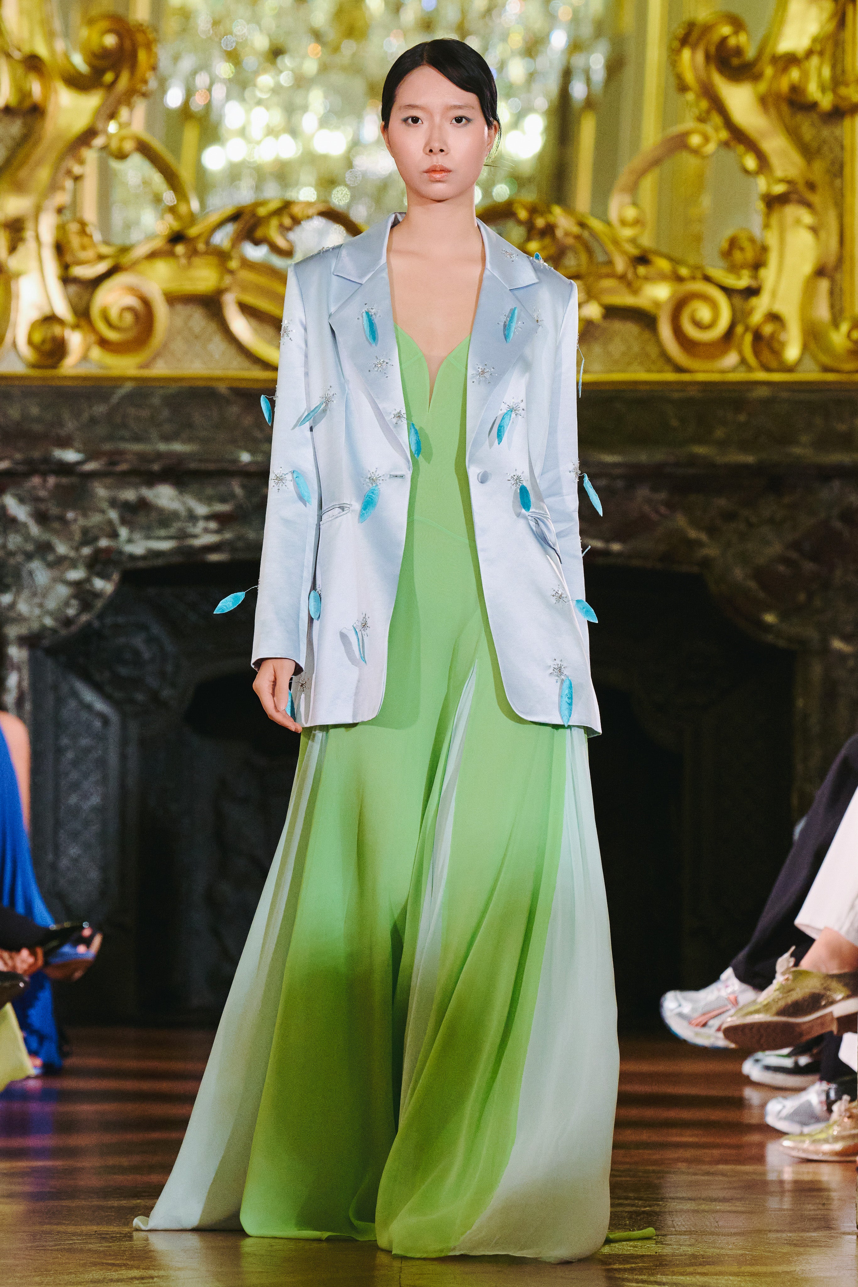 Leaf Slip Gown