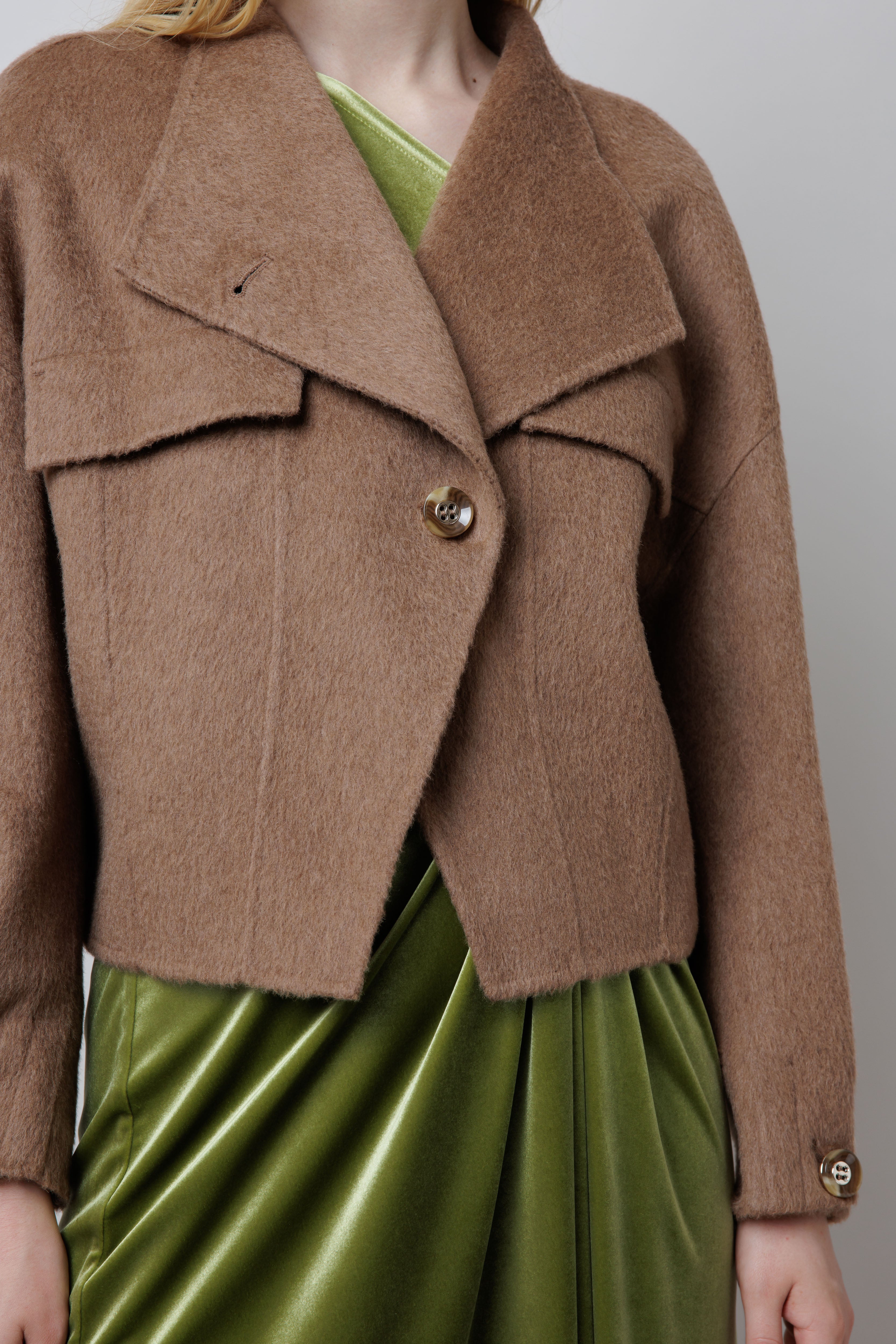 Bomber Camel Coat image 3