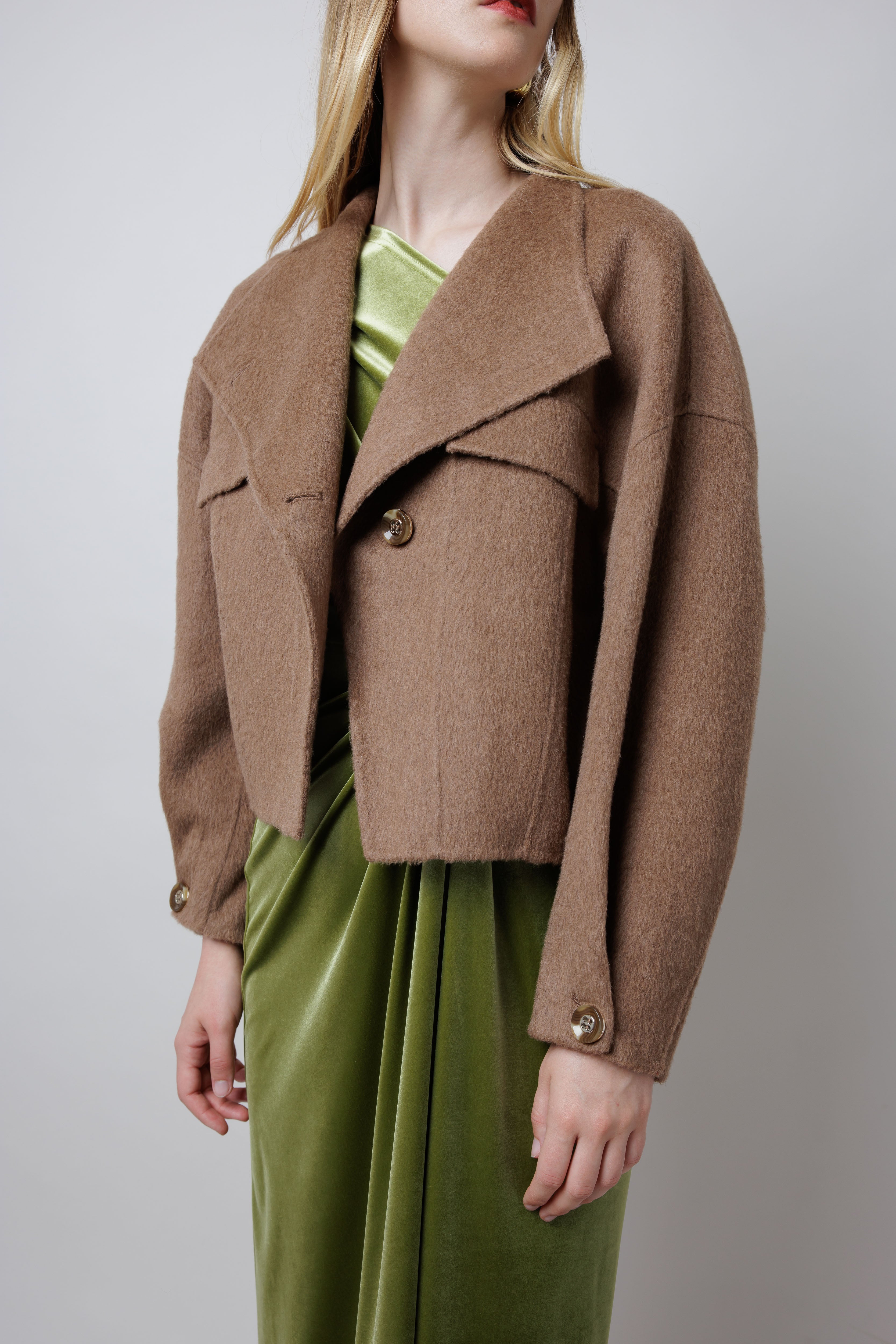 Bomber Camel Coat image 4