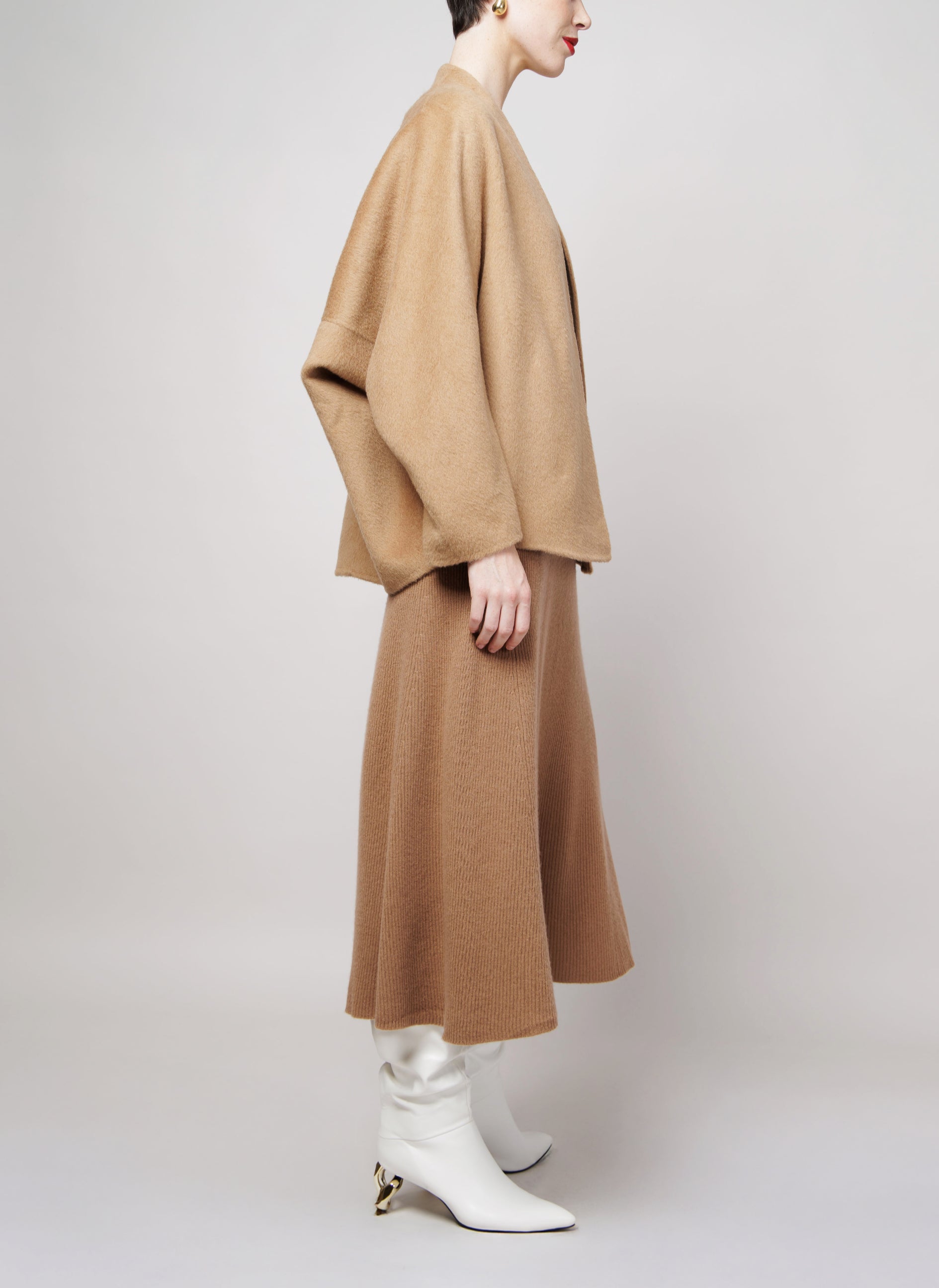 Kimono Style Camel Coat image 4
