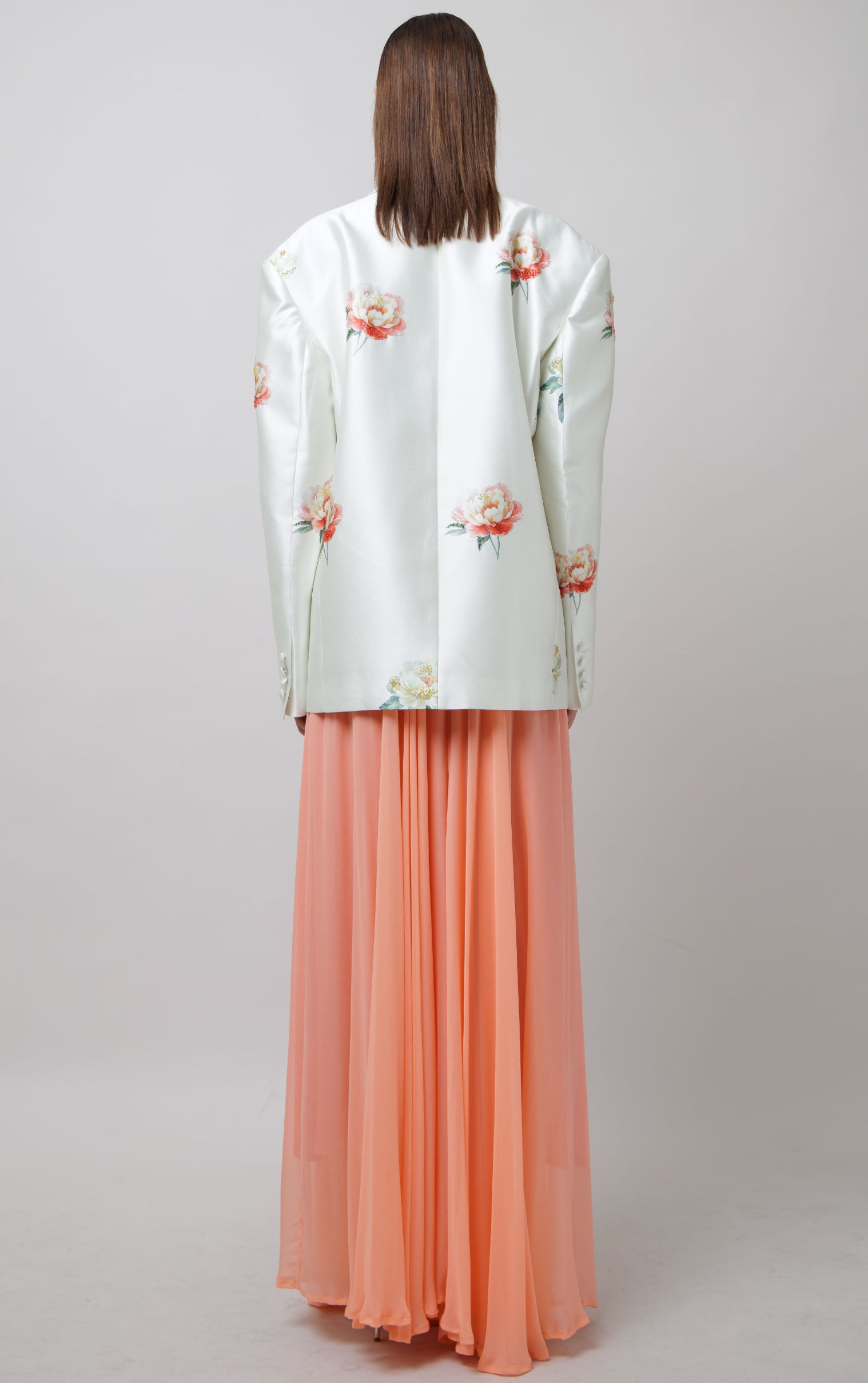Embroidered Peony Blazer image 4